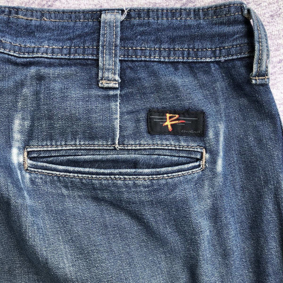 Jean Faded Cargo jeans Multipocket Tactical Pants Size US 34 / EU 50 - 13 Thumbnail
