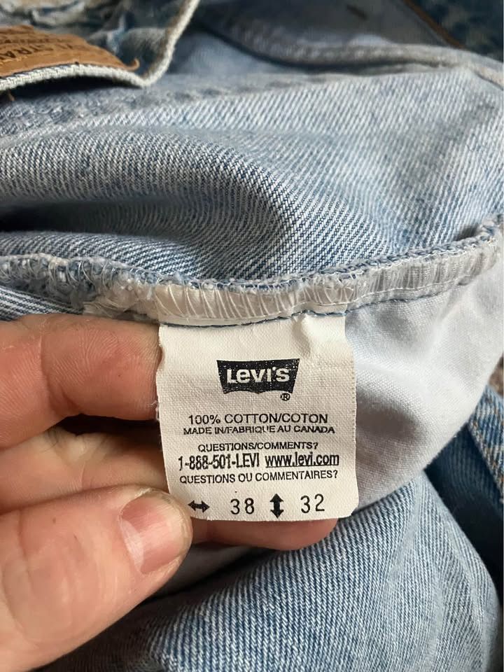 Levi's Vintage Levis 50619 Orange Tab Made in Canada 38x32 Size US 36 / EU 52 - 5 Thumbnail