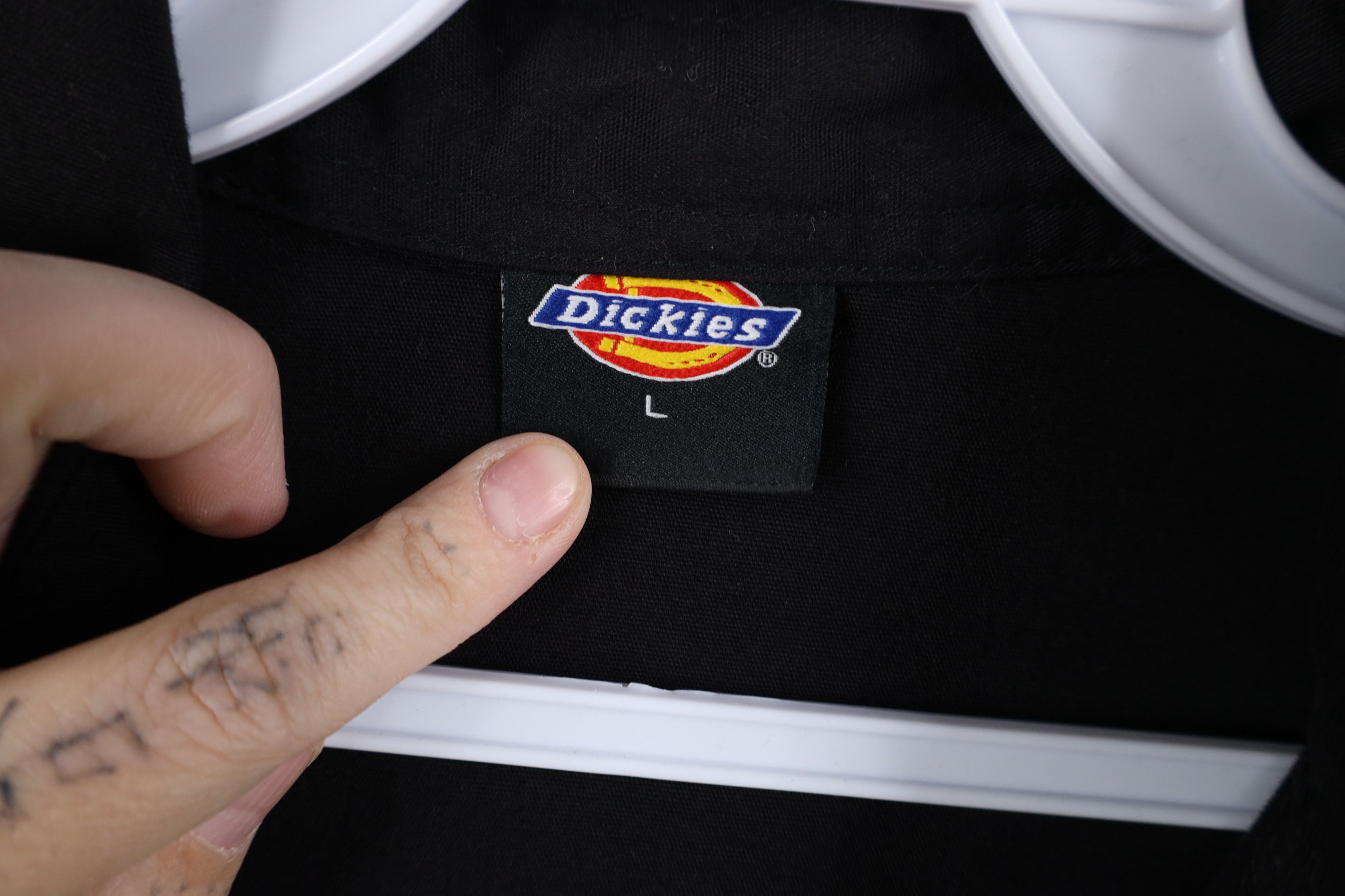Dickies Vintage Y2K Dickies Mechanic Snap Button Shirt Black Size US L / EU 52-54 / 3 - 8 Thumbnail