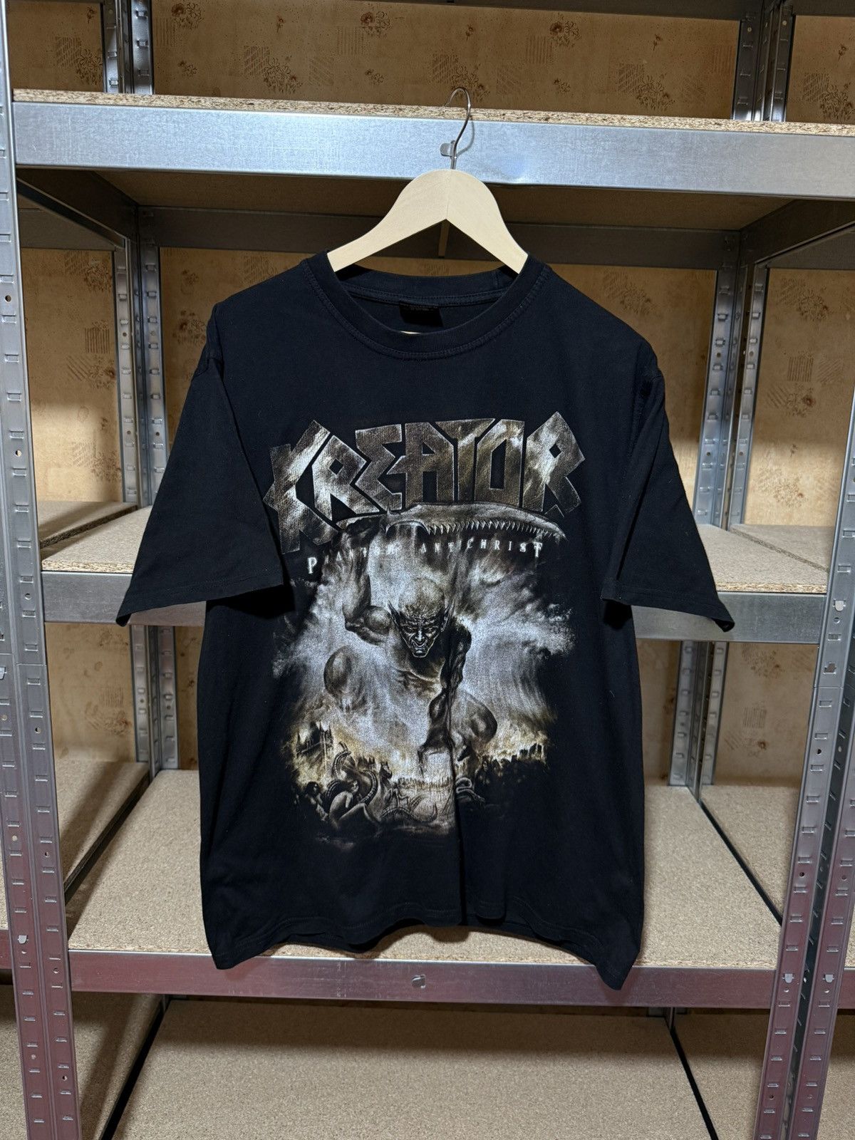 Band Tees × Vintage Vintage 2012 Kreator Phantom Antichrist Rock Band T-Shirt Size US XL / EU 56 / 4 - 1 Thumbnail