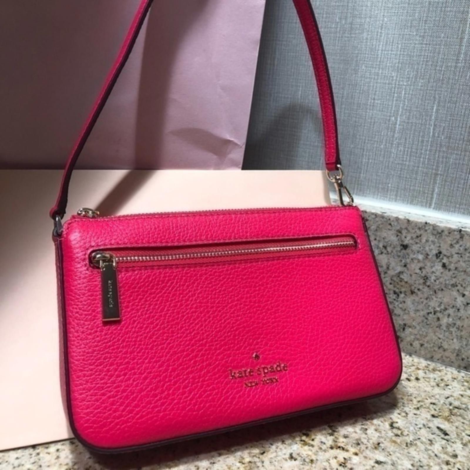 Kate Spade Kate Spade Pink Leather Multi Purpose Convertible Bag Size ONE SIZE - 3 Thumbnail