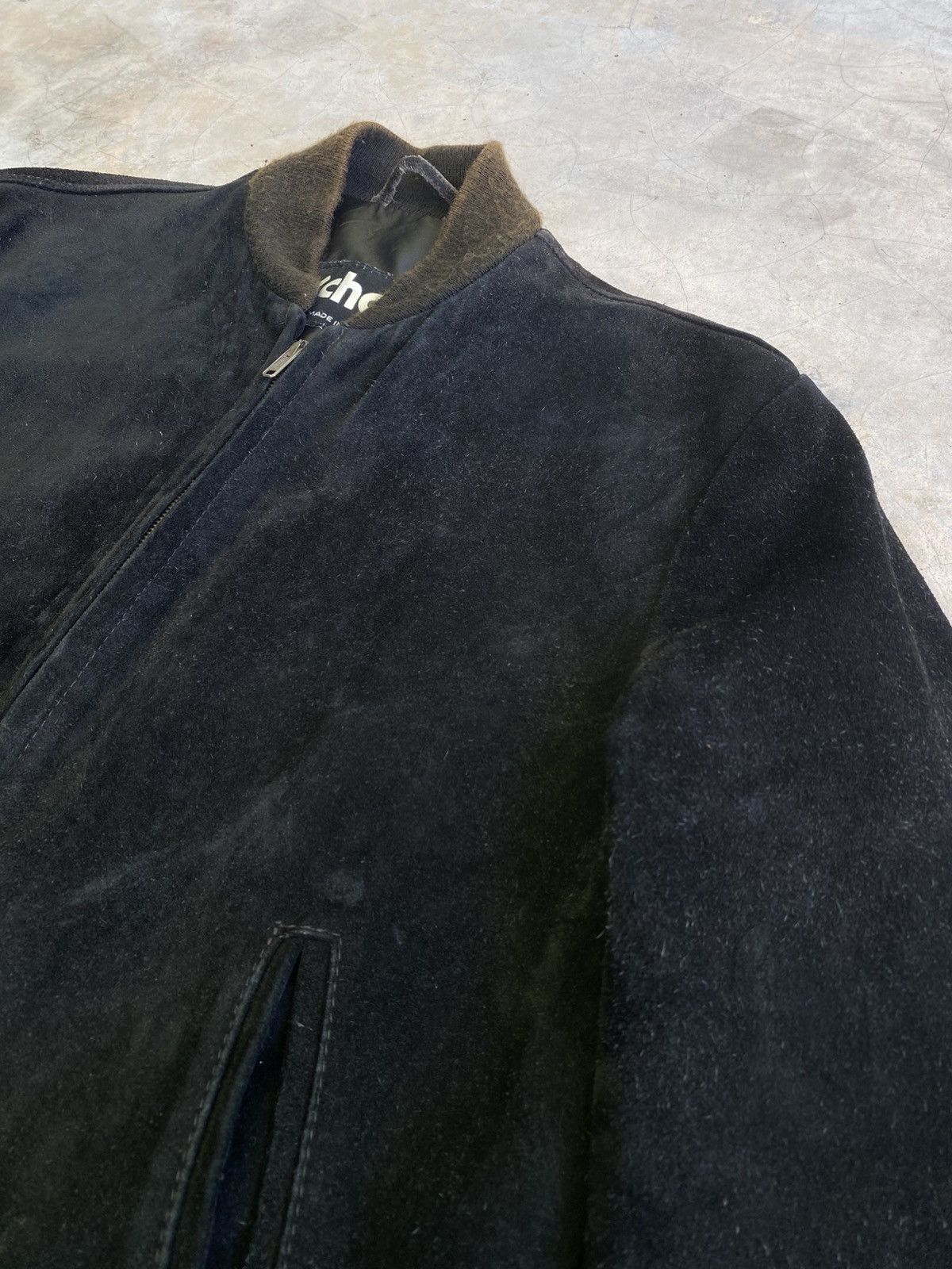 Schott Vintage SCHOTT NYC Suede Leather Bomber Jacket 🇺🇸 Size US M / EU 48-50 / 2 - 3 Thumbnail
