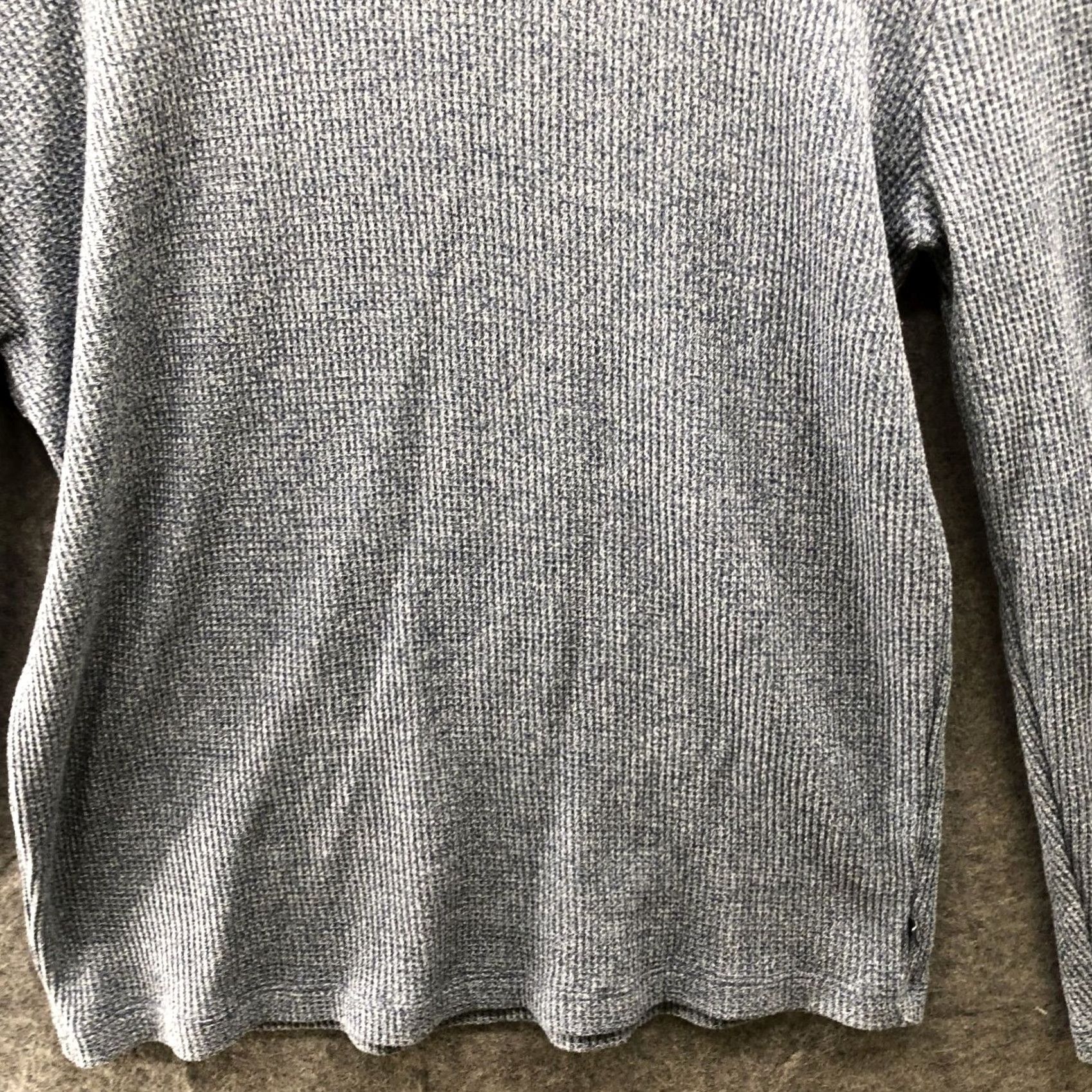 Bonobos Bonobos Thermal Shirt Mens L Crewneck Slim Fit Blue Long Sleeve Waffle Knit Size US L / EU 52-54 / 3 - 4 Thumbnail