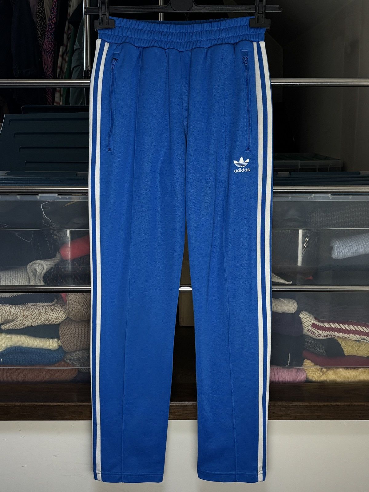 Adidas Adidas primeblue track pants sweatpants classics vintage Size US 32 / EU 48 - 1 Thumbnail