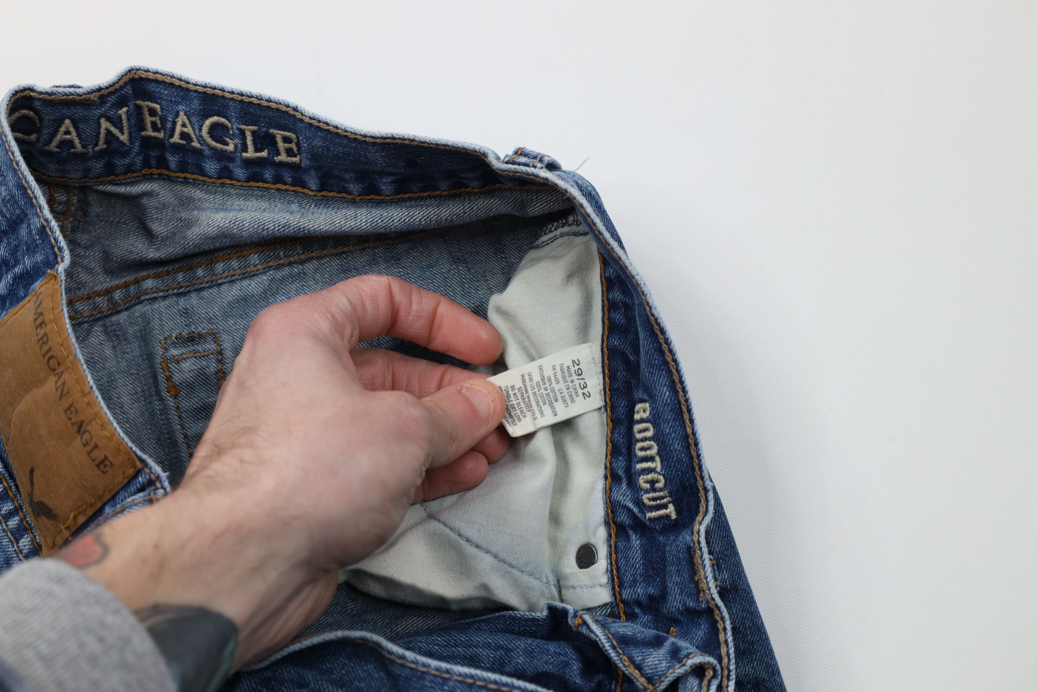 American Eagle Outfitters Vintage Y2K American Eagle Outfitters Wide Leg Bootcut Jeans Size US 29 - 9 Thumbnail
