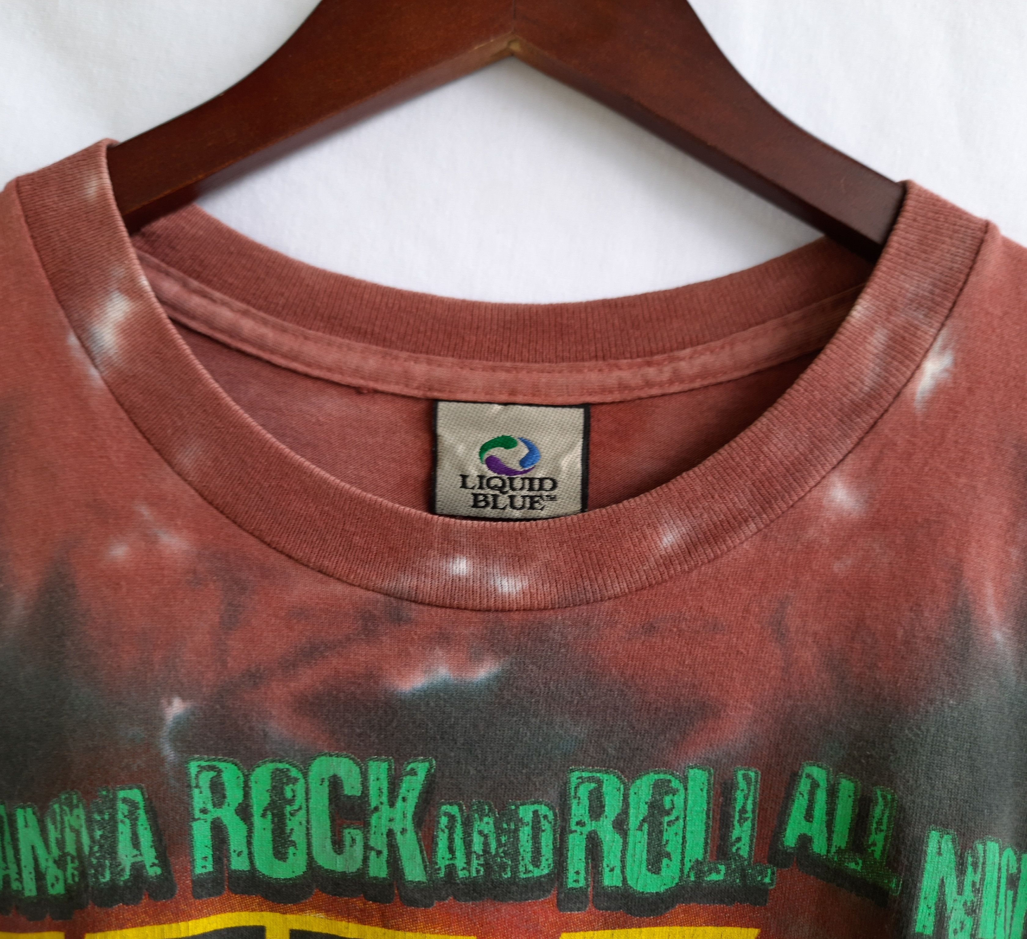 Band Tees Vintage 90s KISS Tyedye T-Shirt Size US L / EU 52-54 / 3 - 4 Thumbnail