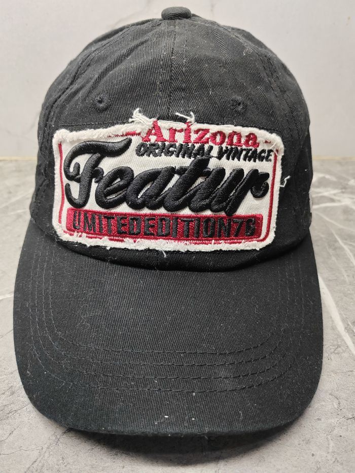 Vintage Vintage Featur Umitededition76 Distressed Style Cap Hat Size ONE SIZE - 2 Thumbnail