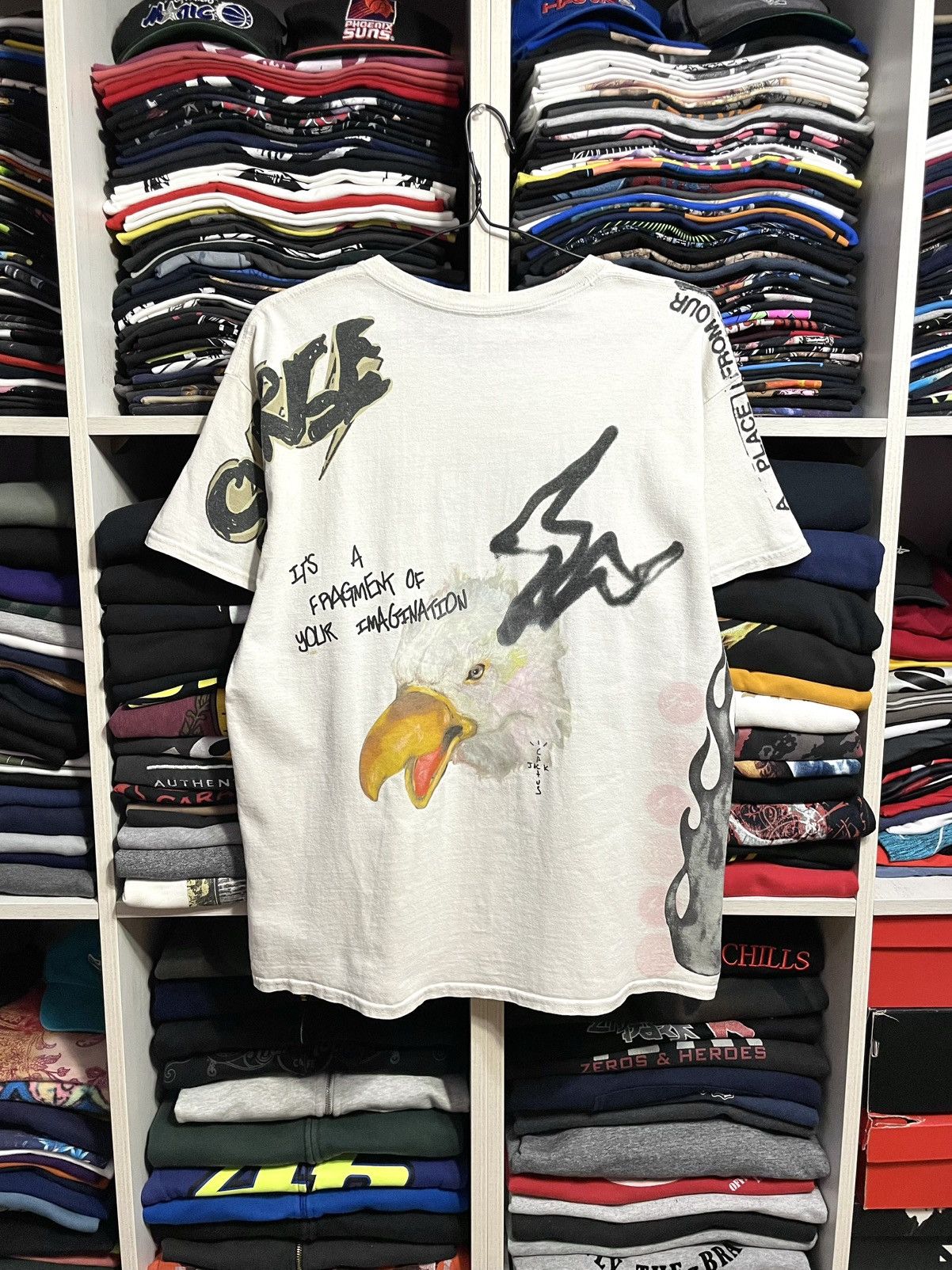 Travis Scott Travis Scott Cactus Jack Fragment Design Sunrise T-Shirt Size US M / EU 48-50 / 2 - 2 Thumbnail
