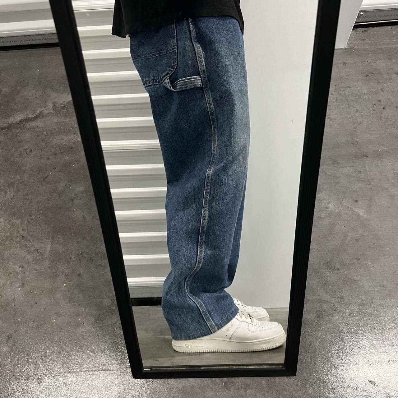 Dickies × Vintage Vintage Y2K Baggy Dickies Carpenter Medium Wash Denim Jeans! Size US 36 / EU 52 - 2 Thumbnail