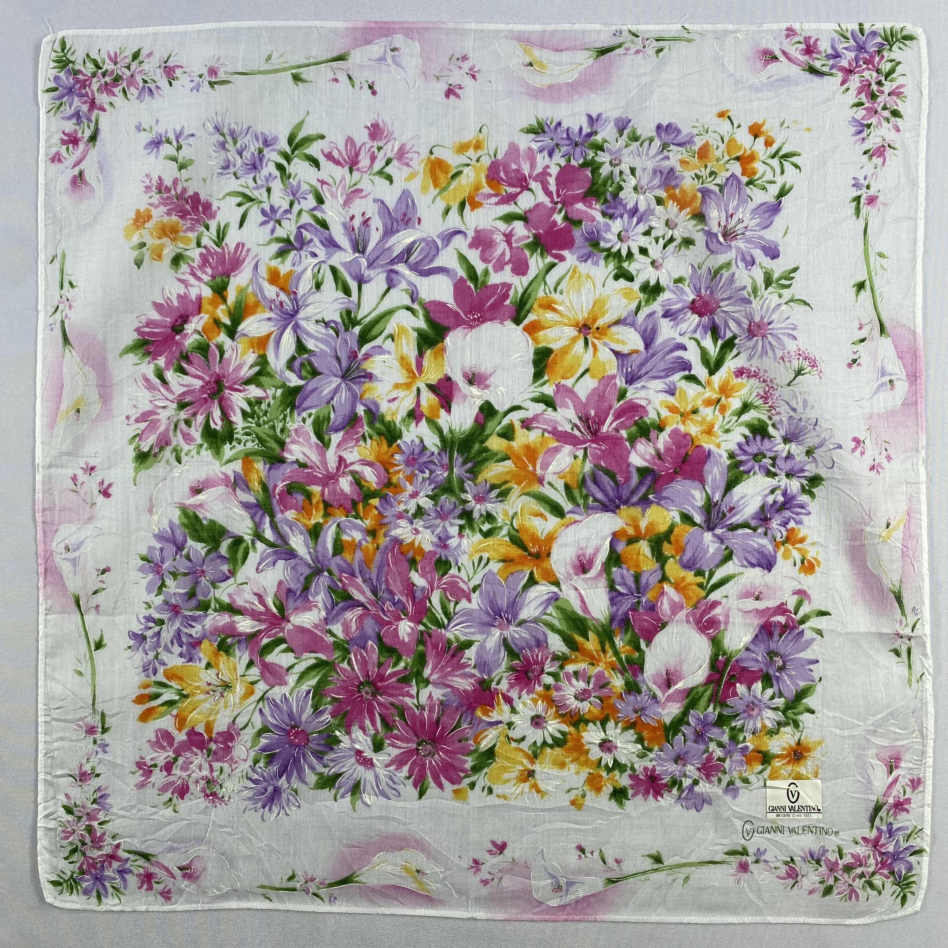 Valentino × Vintage Valentino Bandana/ Handkerchief / Neckerchief Size ONE SIZE - 1 Thumbnail