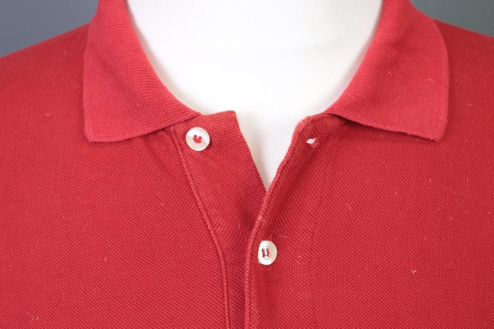 Lacoste Men Lacoste Red Short Sleeve Polo Shirt Size 5 / L Size US L / EU 52-54 / 3 - 4 Thumbnail
