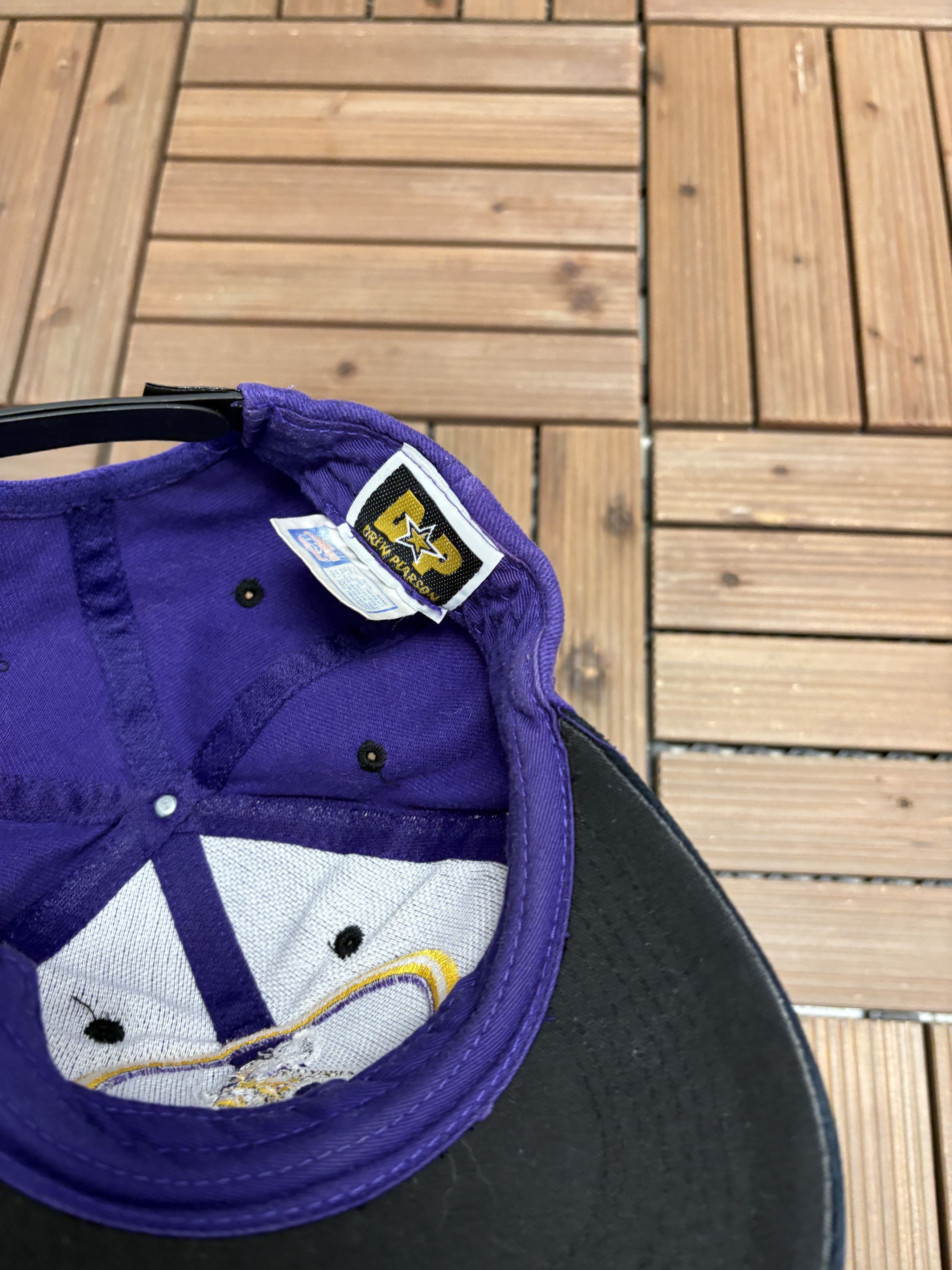 Vintage Minnesota Vikings Vintage Purple Snap Back Hat Cap Size ONE SIZE - 6 Thumbnail