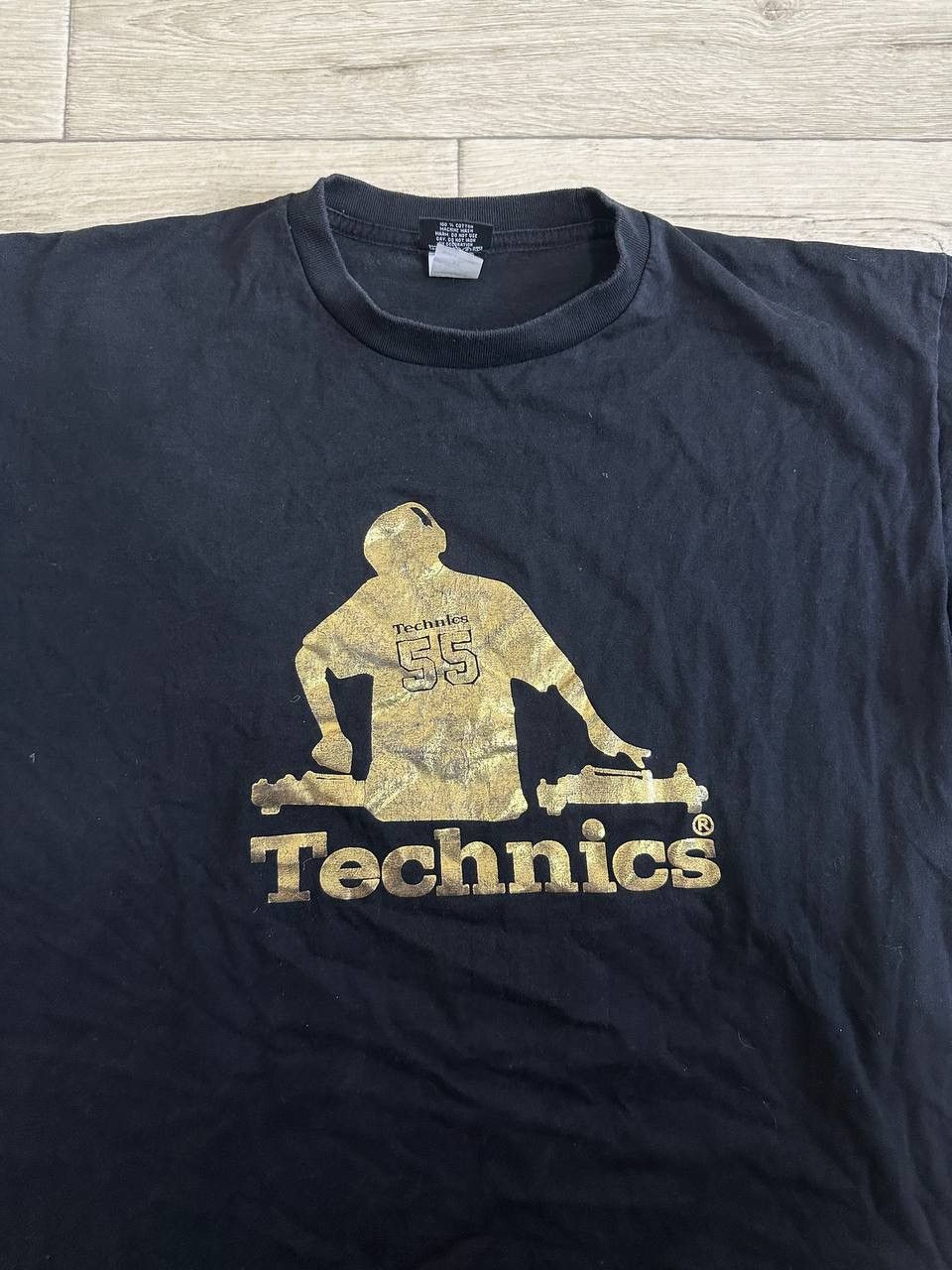 Vintage Vintage Technics T-Shirt Vinyl aphex twin bjork Size US XL / EU 56 / 4 - 4 Thumbnail