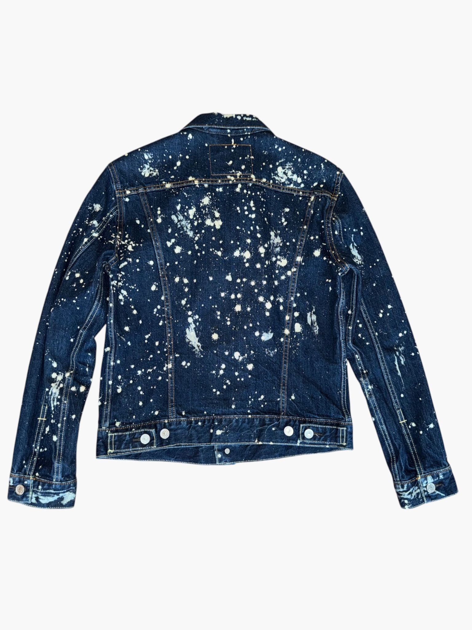 Levi's Vintage Clothing evi’s - "Sprinkled" Paint Splatter Denim Jacket Size US M / EU 48-50 / 2 - 2 Thumbnail