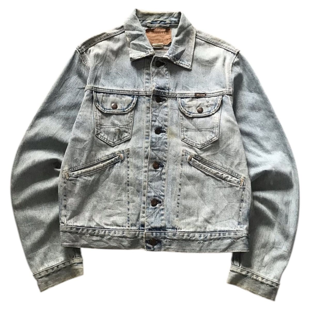 If Six Was Nine 2000s Archival 14th Japanese Trucker Jeans Jacket y2k Lgb Size US M / EU 48-50 / 2 - 1 Thumbnail