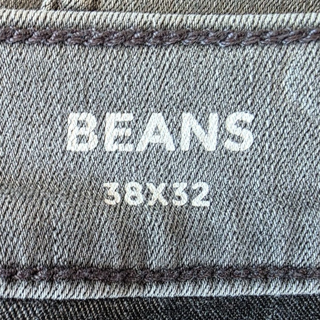 Other Mugsy Mens 38/32 Jeans Beans Stretch Distressed Gray Medium Size US 38 / EU 54 - 6 Thumbnail