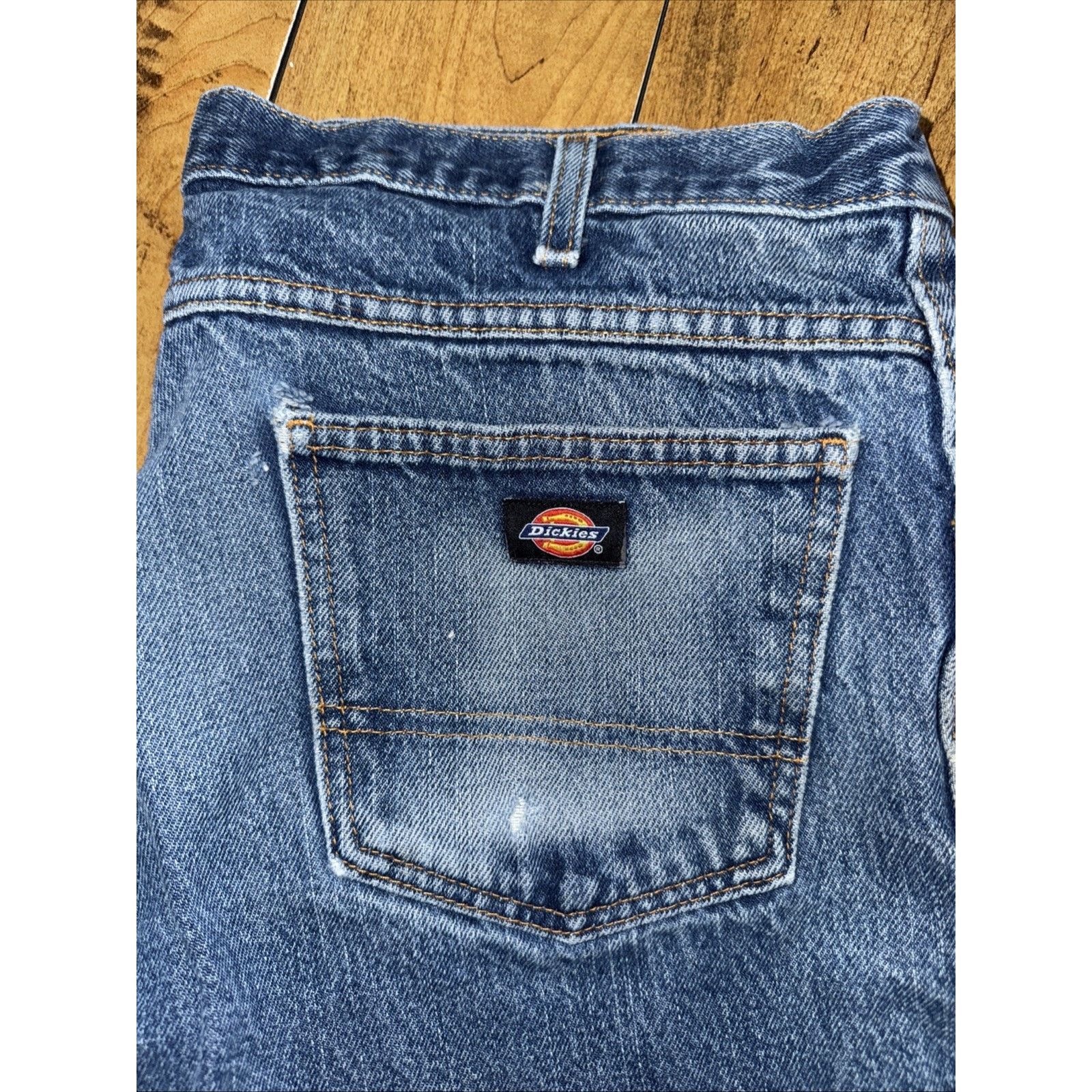 Dickies × Vintage Vintage Dickies Heavy Denim Jeans 36x30 Size US 36 / EU 52 - 2 Thumbnail