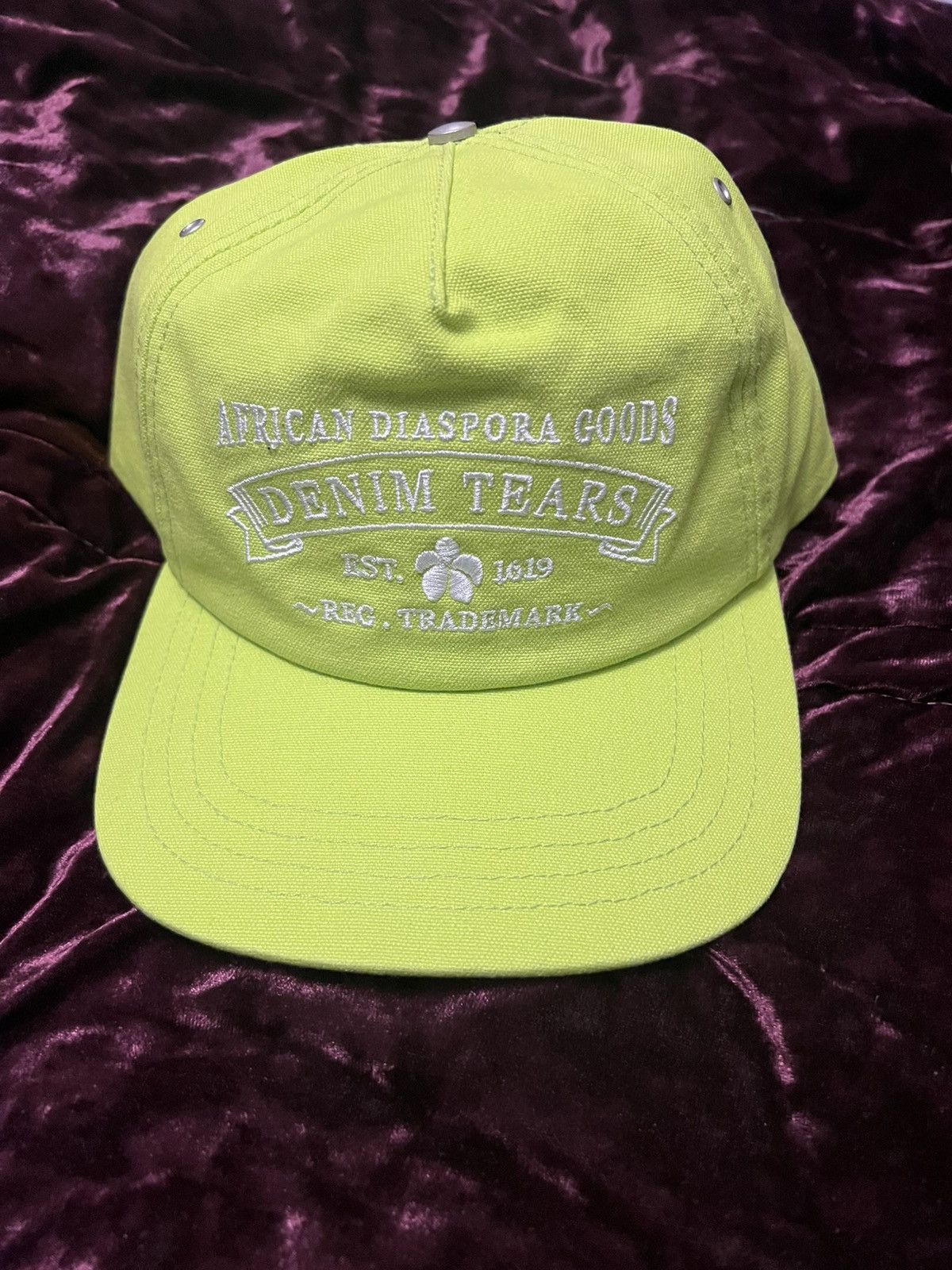 DENIM TEARS Denim Tears ADG Cap 'Lime' Size ONE SIZE - 1 Thumbnail