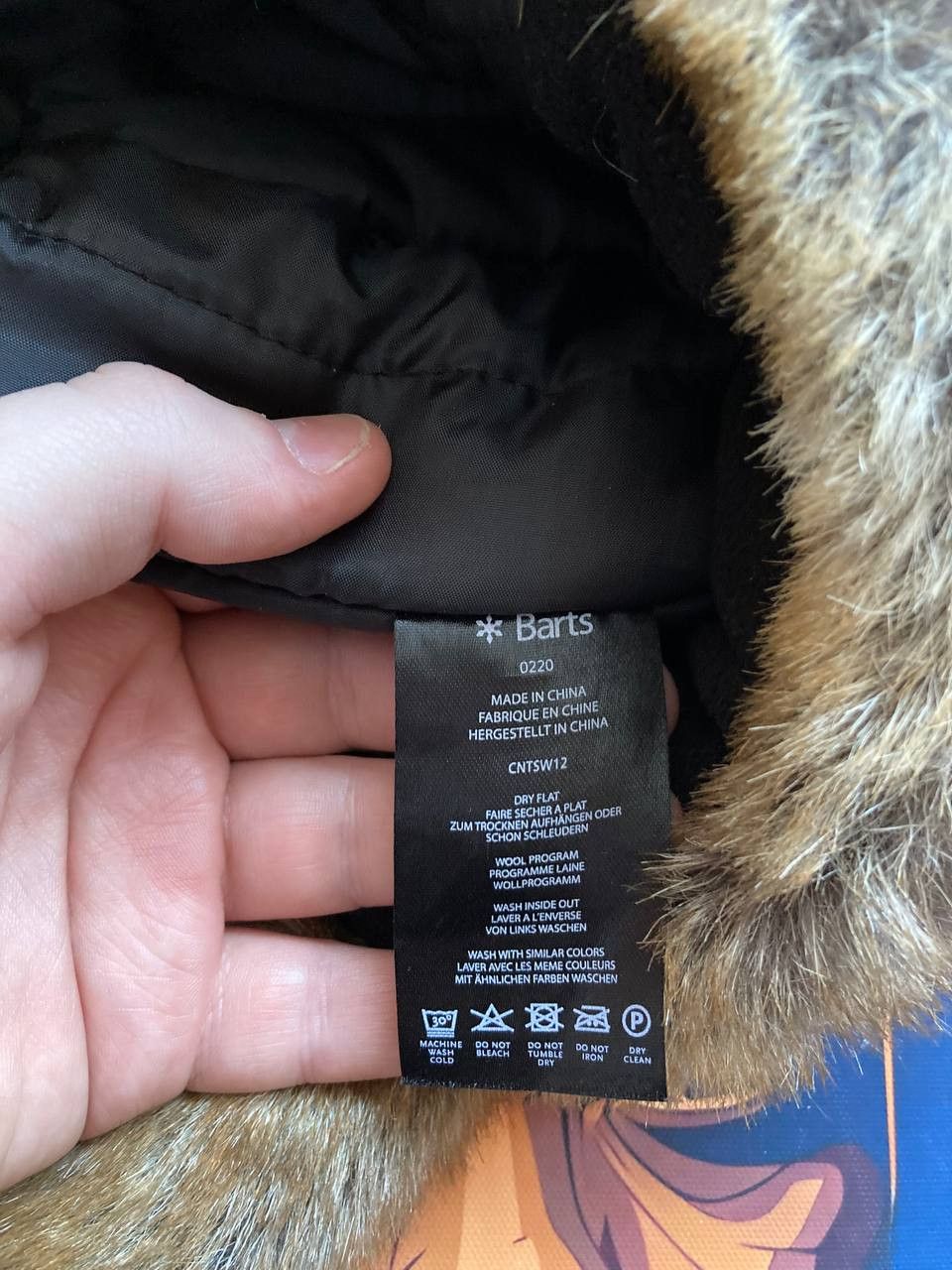 Japanese Brand × Vintage Y2K Faux Fur Ushanka Vintage Fuzzy Warm Trapper Hat Rare Size ONE SIZE - 7 Thumbnail