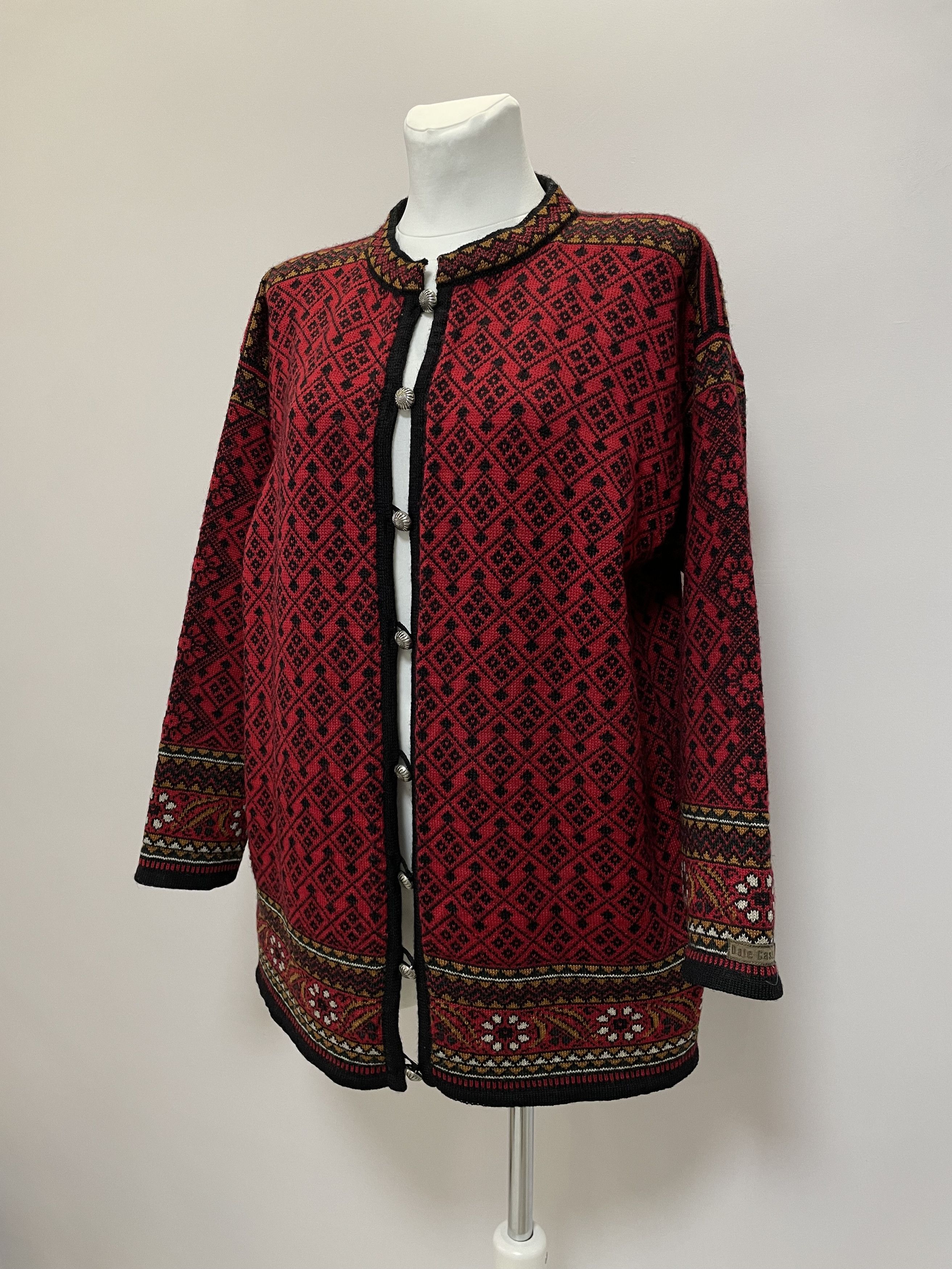 Dale Of Norway DALE OF NORWAY Casual Cardigan Wool Floral Sweater Button Size L / US 10 / IT 46 - 5 Thumbnail