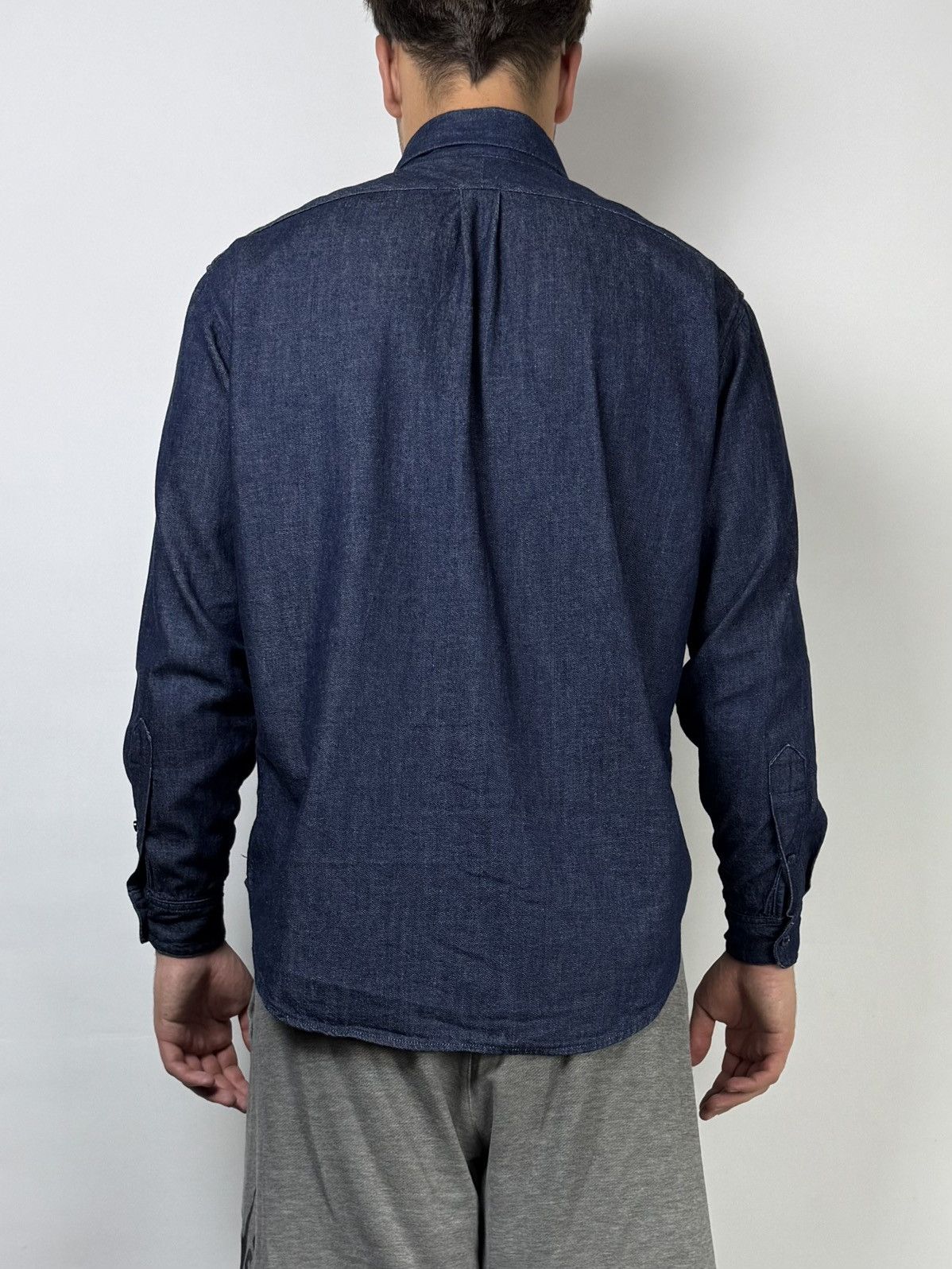 Acne Studios Acne Studios Long Sleeve Pocket Logo Oversize Shirt Size US M / EU 48-50 / 2 - 5 Thumbnail