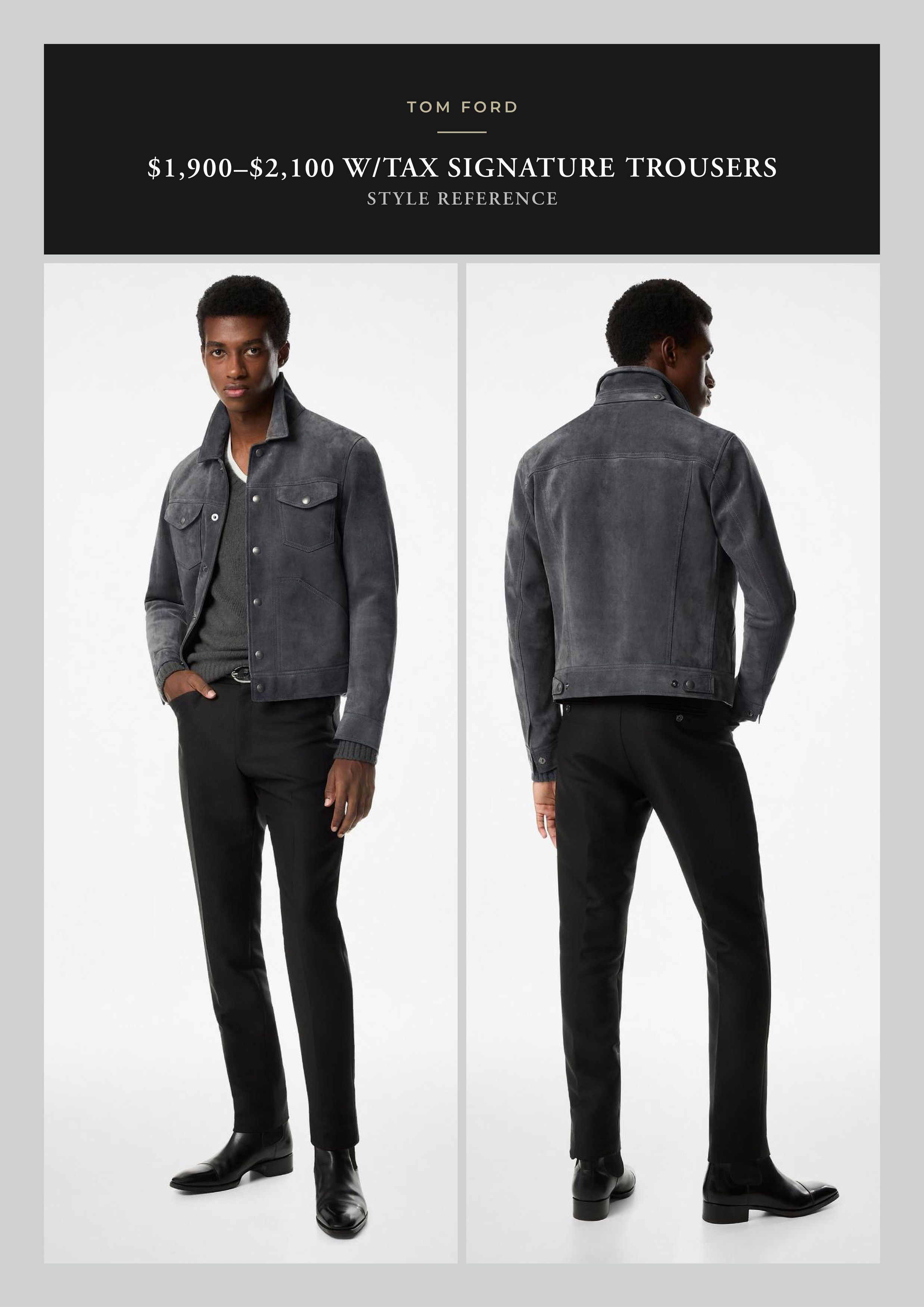 Tom Ford Best Dressed Rare $1,900 w/tax Tom's Personal Favorite Pants Size US 34 / EU 50 - 3 Thumbnail