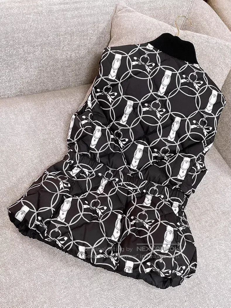 Hermes Hermes Double-sided wear, puff down vest, black and white Size XS / US 0-2 / IT 36-38 - 4 Thumbnail