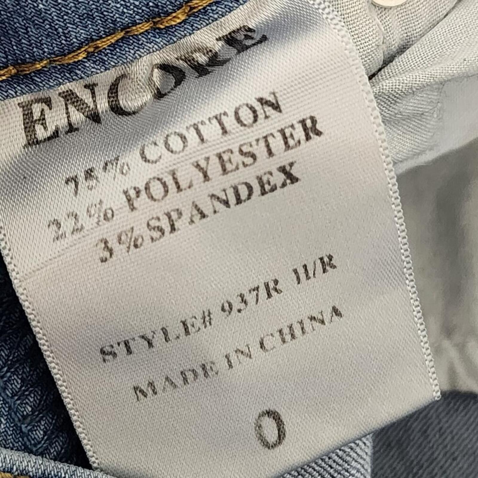 Other Encore Acid Wash Size 0 Skinny Jeans Size 25" / US 0 / IT 36 - 4 Thumbnail