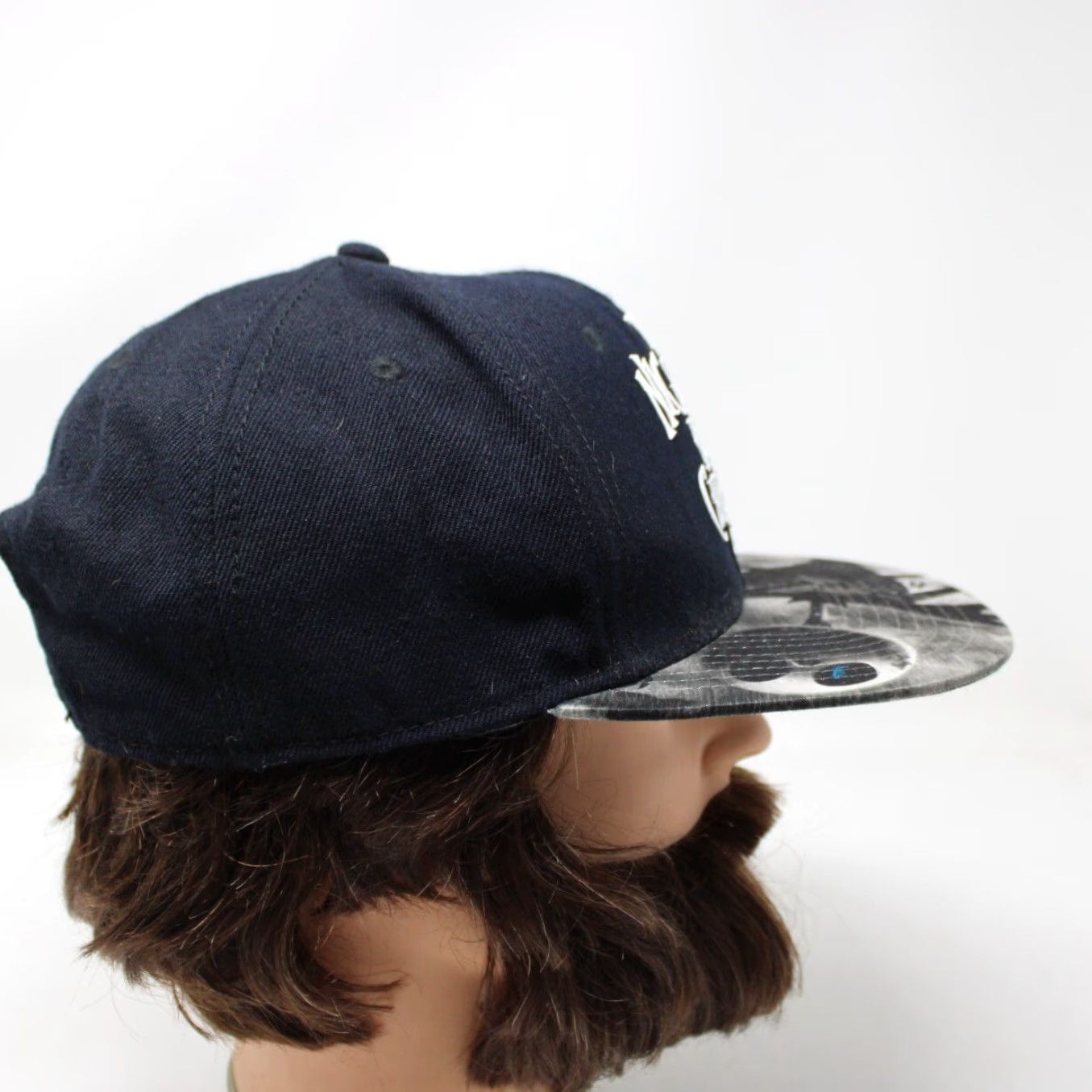 Disney Disney Nightmare Before Christmas Hat Adult Snapback Black Baseball Cap Size ONE SIZE - 6 Thumbnail
