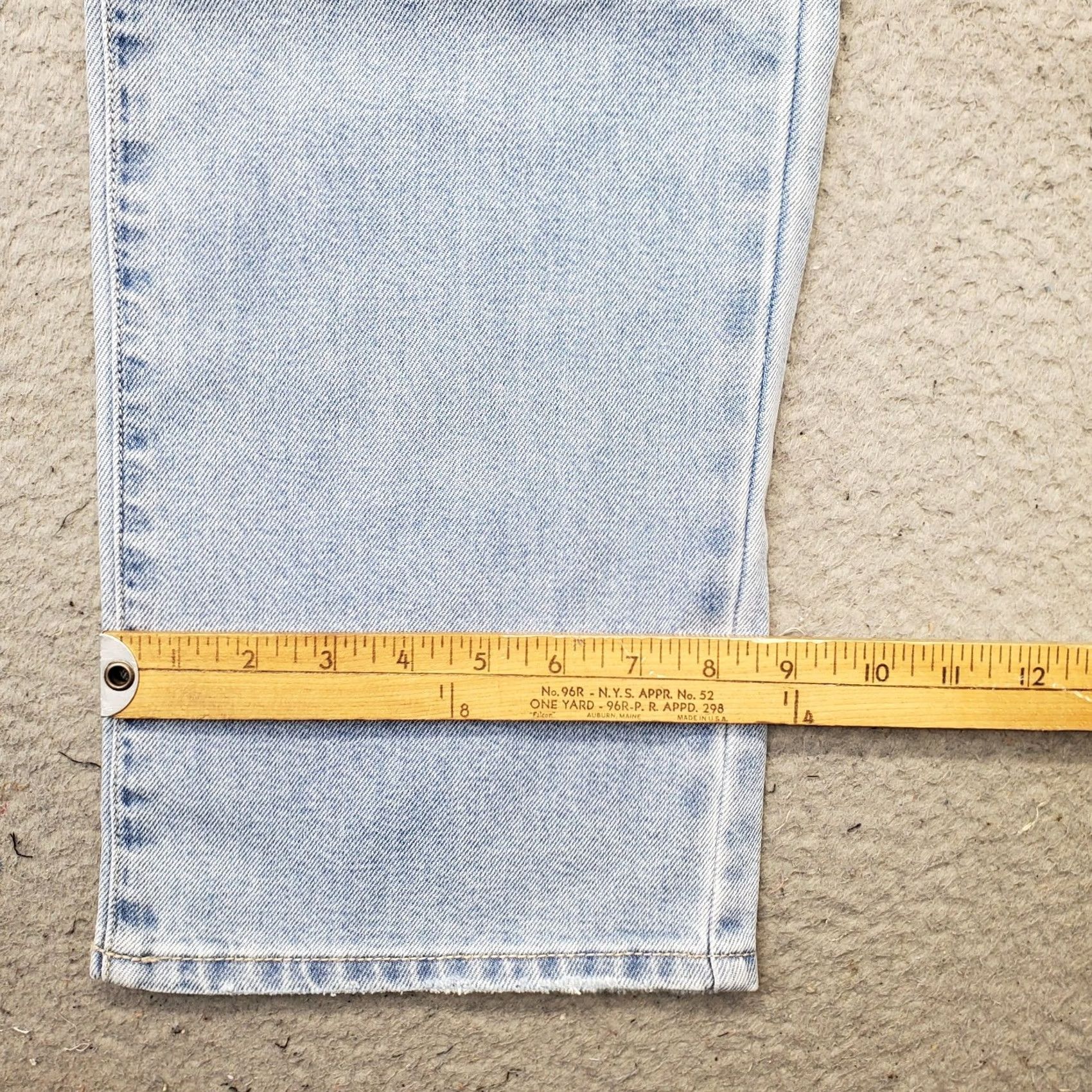 Vintage Seven7 Jeans Womens Size 4 Blue Premium Denim High Rise Loose Straight Leg MY10341DE Size 27" / US 4 / IT 40 - 5 Thumbnail