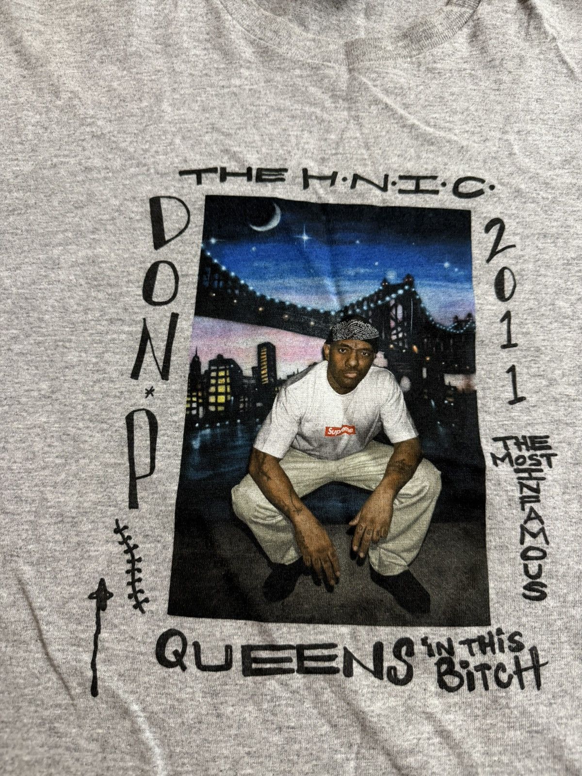 Supreme Supreme S/S 2011 prodigy HNIC photo tee Size US M / EU 48-50 / 2 - 2 Thumbnail