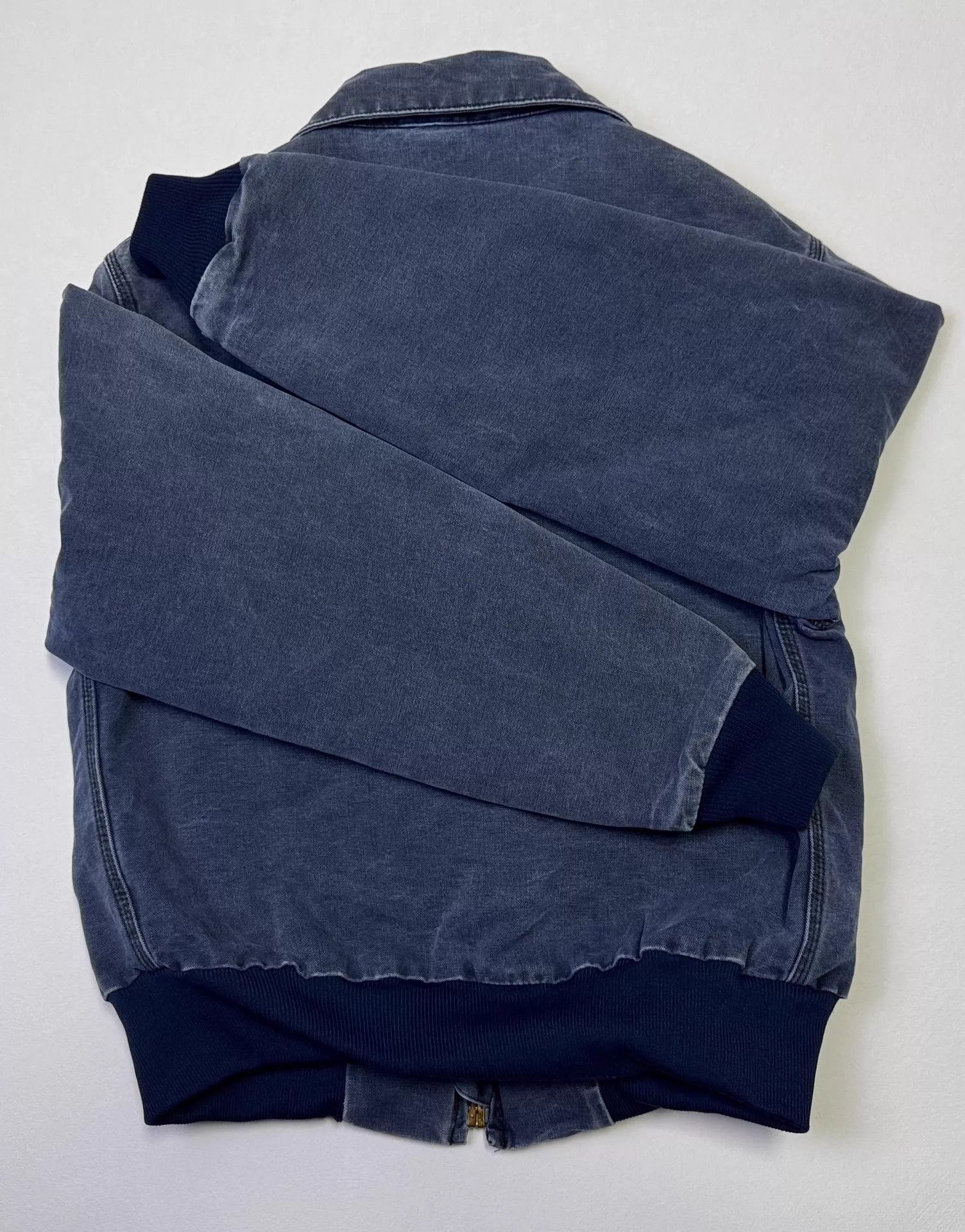 Carhartt Vtg Carhartt JQ2083 INDIGO Hooded Work Jacket S Size US S / EU 44-46 / 1 - 6 Thumbnail
