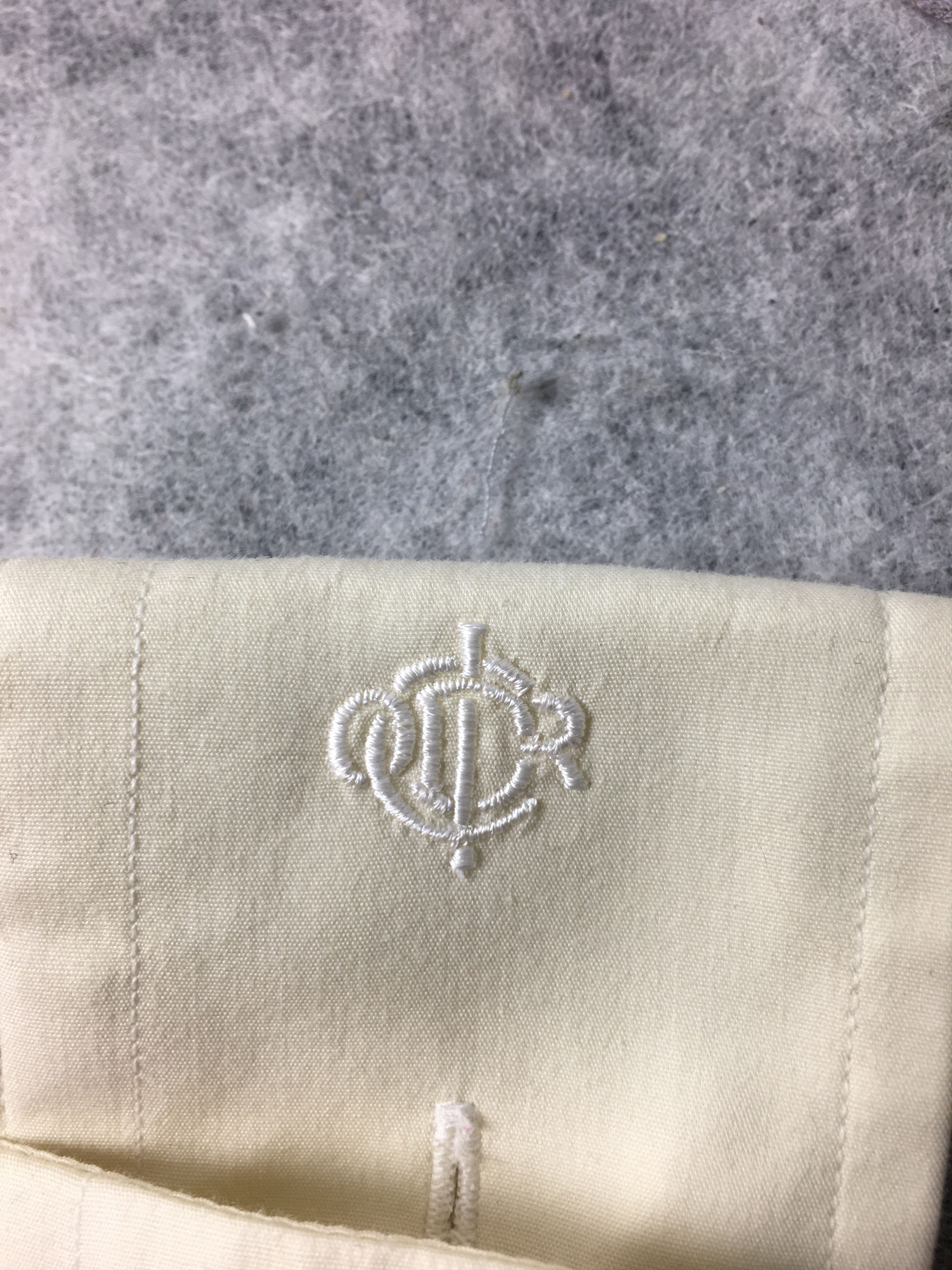 Dior Christian Dior France Coton Ivory Mens Shirt Sz 40 15 3/4 Size 40R - 4 Thumbnail