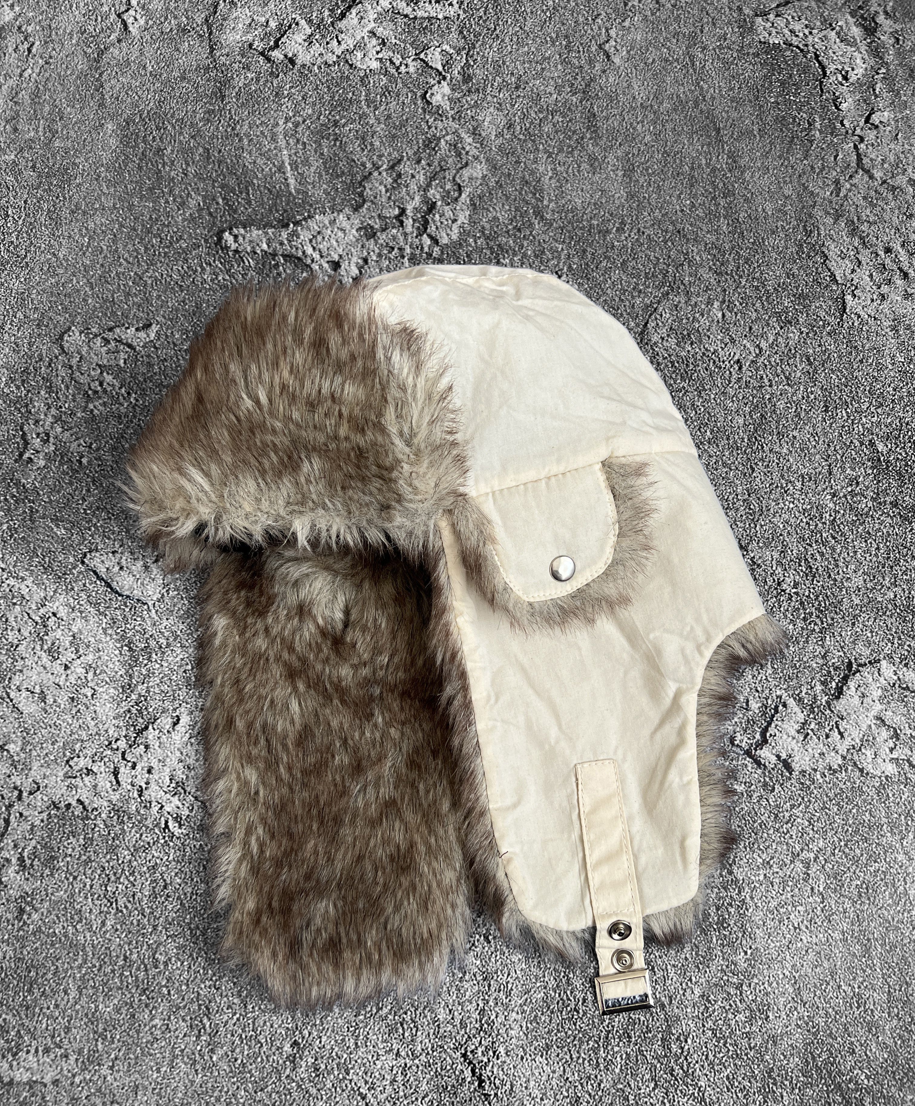 Vintage Fuzzy hat fur mohair y2k trapper japanese Size ONE SIZE - 1 Thumbnail