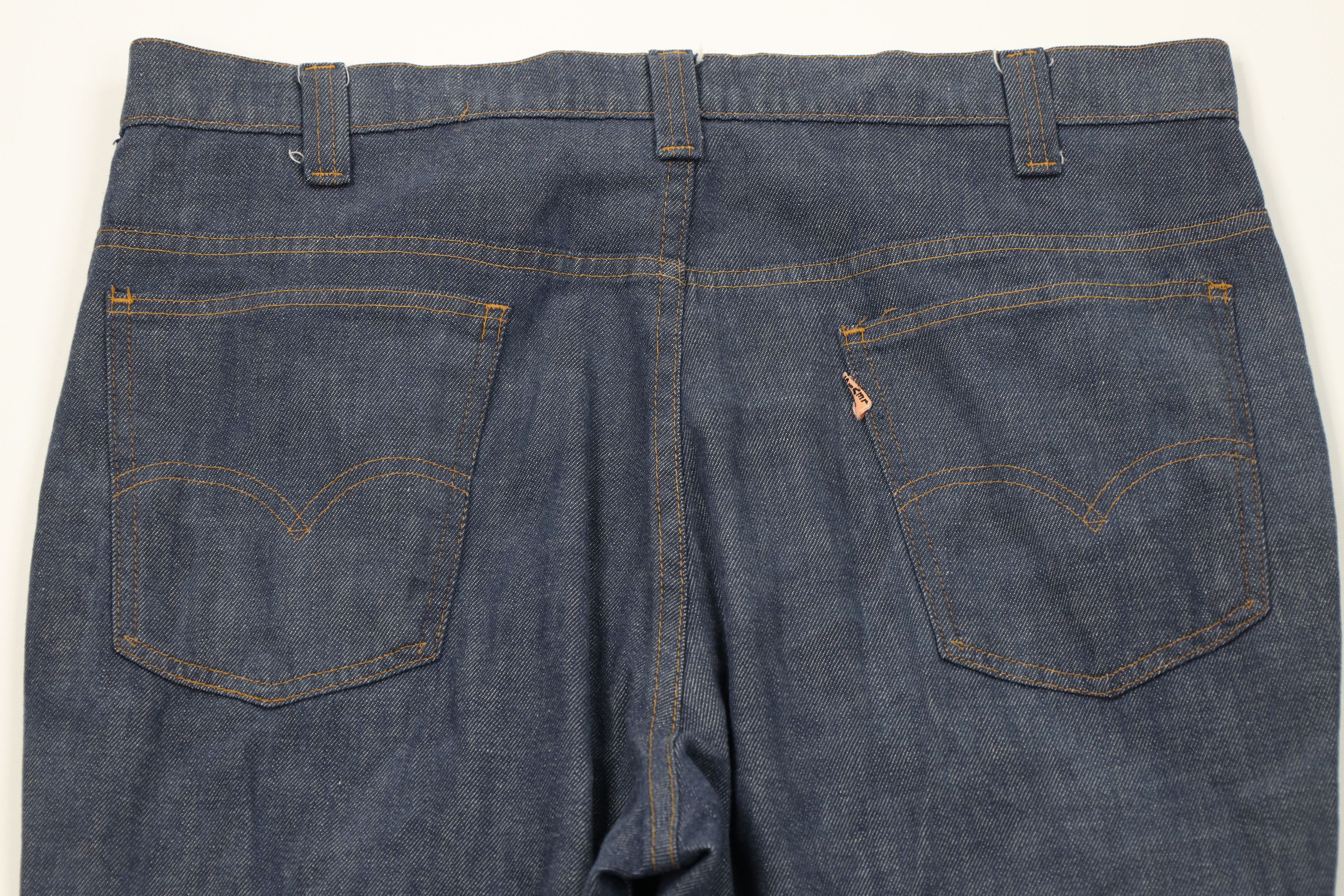 Levi's Vintage 70s Levis Orange Tab Big E Bell Bottoms Jeans USA Size US 38 / EU 54 - 12 Thumbnail