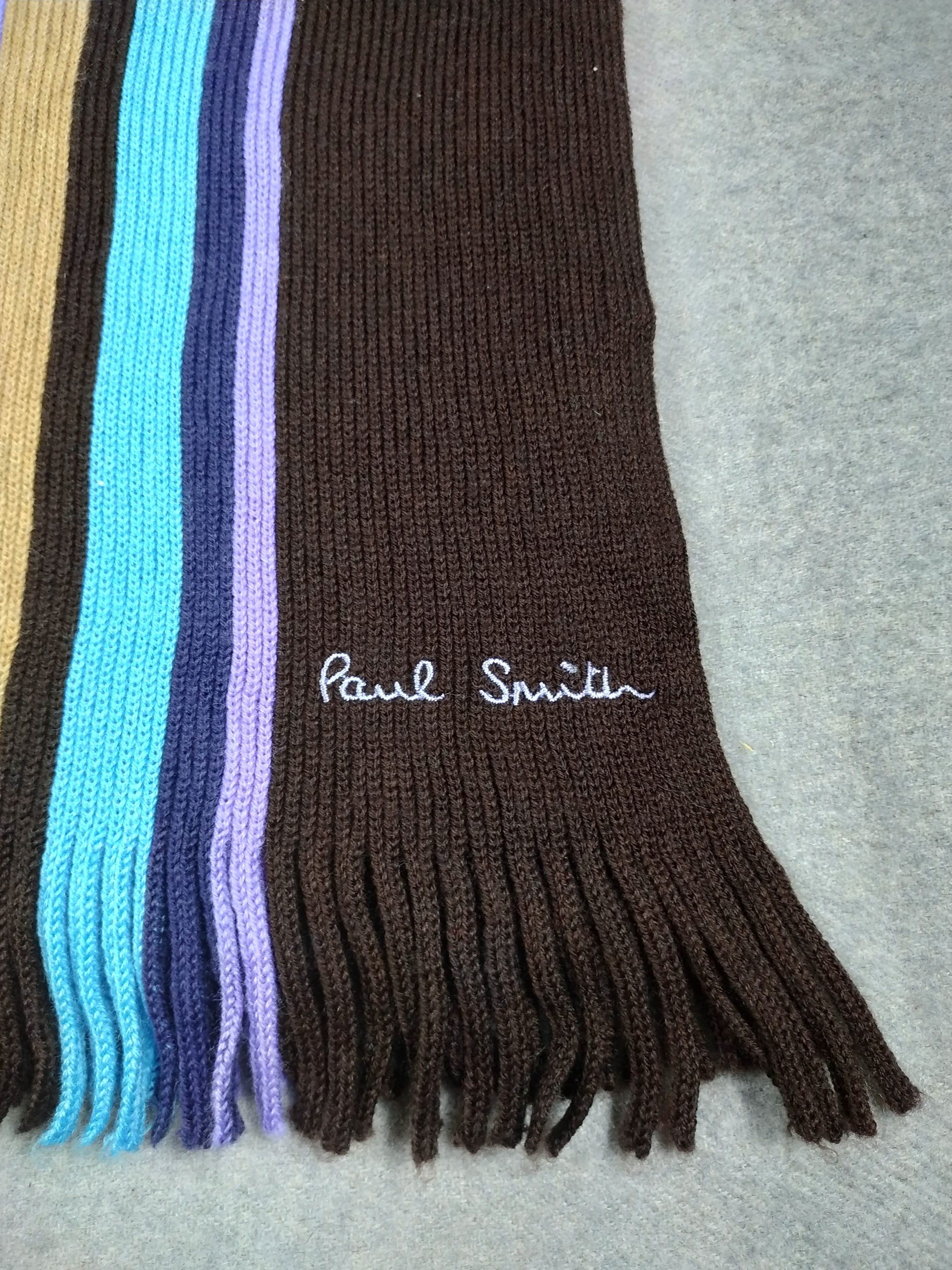 Paul Smith × Vintage Paul Smith Scarf / Muffler / Neckwear - WW656 Size ONE SIZE - 2 Thumbnail
