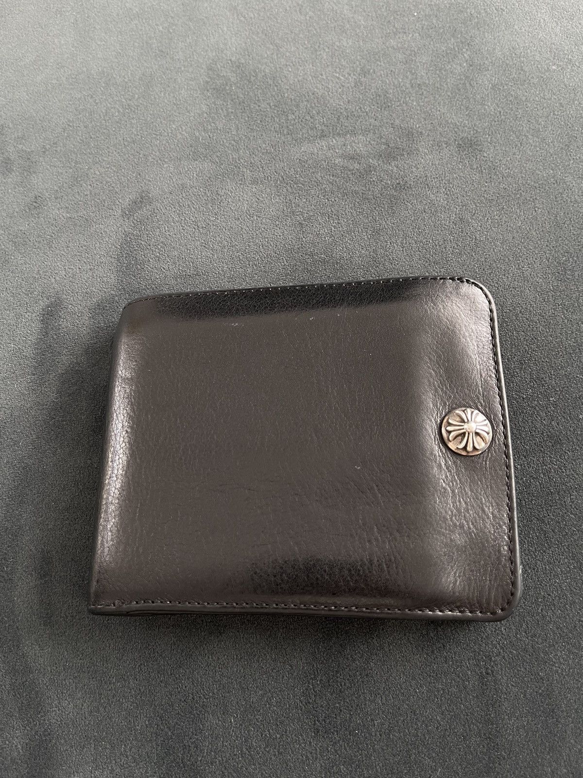 Chrome Hearts Cross button leather wallet JUDY | Grailed