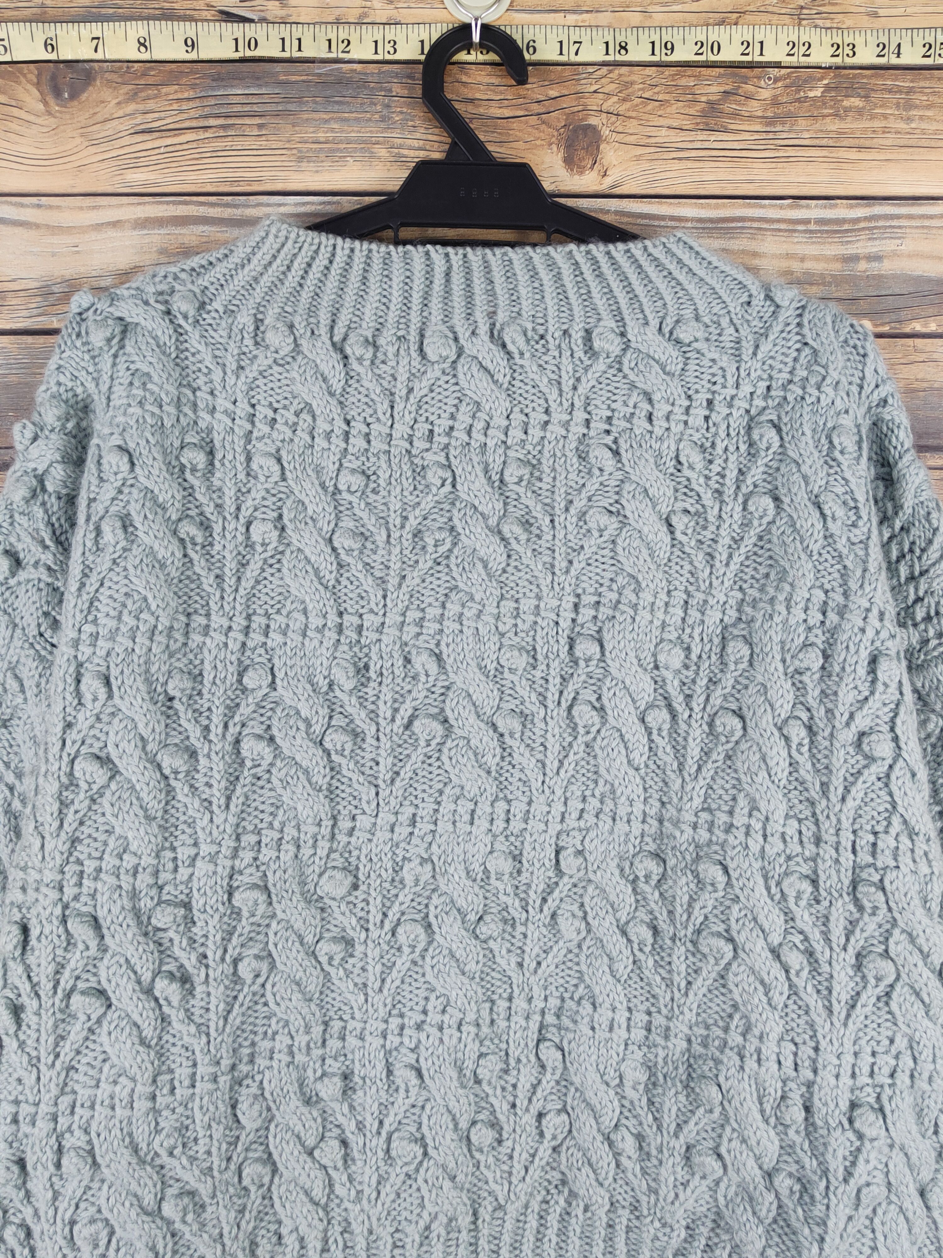 Homespun Knitwear × Japanese Brand × Vintage Japanese Brand Green Knitwear Sweatshirts #W1667 Size M / US 6-8 / IT 42-44 - 2 Thumbnail