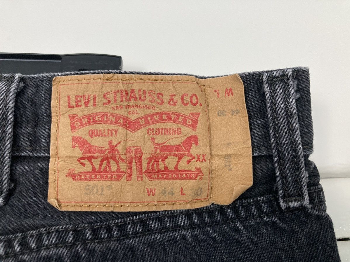 Levi's LEVI'S 501 BLACK ACID WASH DENIM JEANS RELAX BUTTON CLOSURE Size US 44 / EU 60 - 5 Thumbnail
