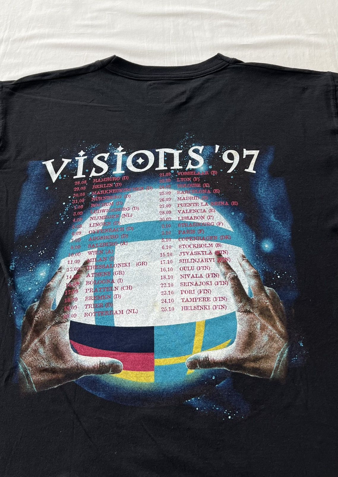 Band Tees Vintage 1997 Stratovarius Visions Metal Band T-shirt Size US L / EU 52-54 / 3 - 11 Thumbnail