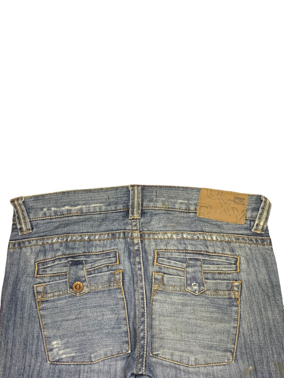 Japanese Brand Vintage Japanese Brand Blue Wash Flare Style Jeans Size 32" / US 10 / IT 46 - 8 Thumbnail
