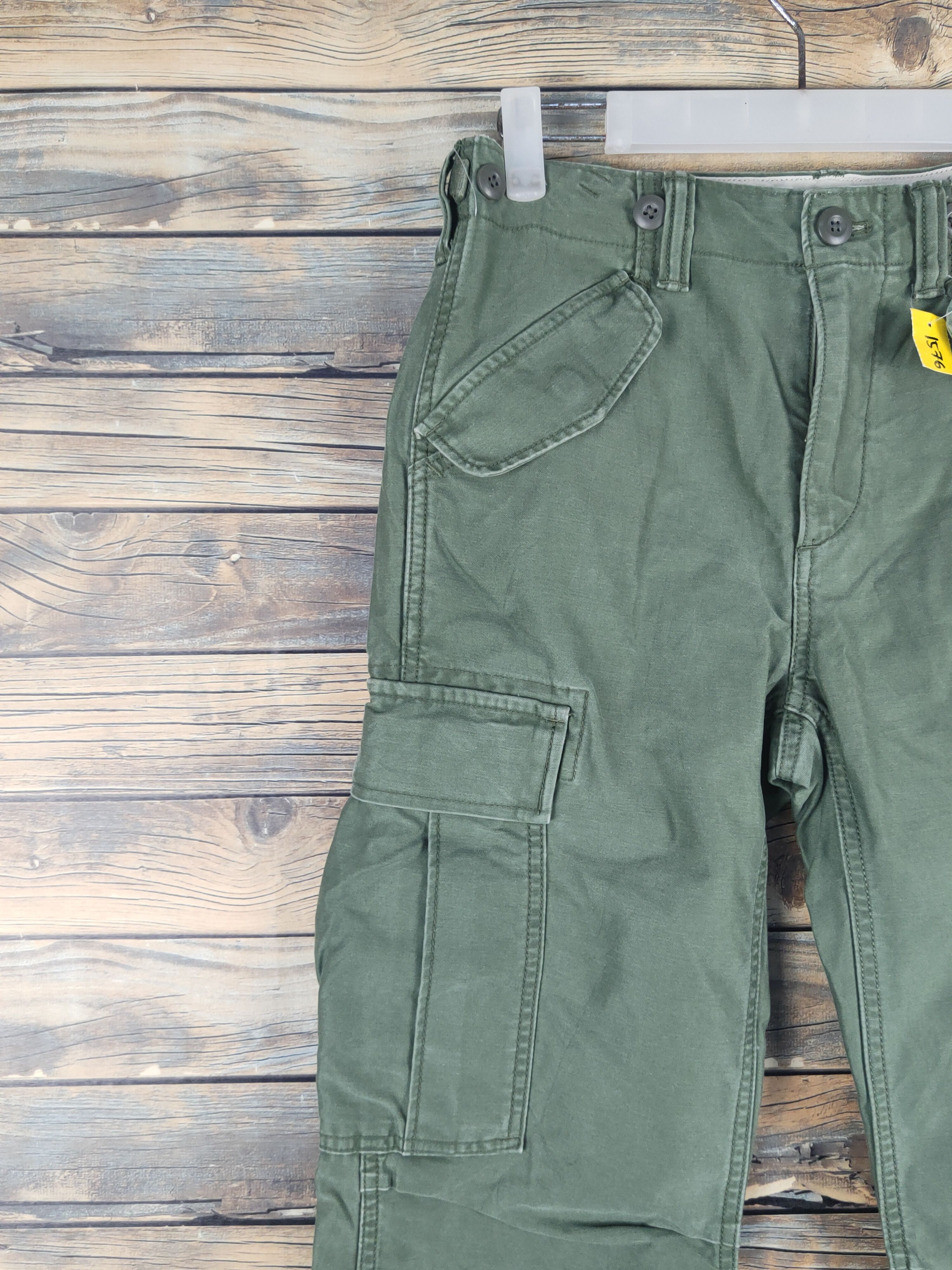 Japanese Brand DL Gap Green Multipocket Tactical Cargo Pants #1576 Size US 29 - 3 Thumbnail