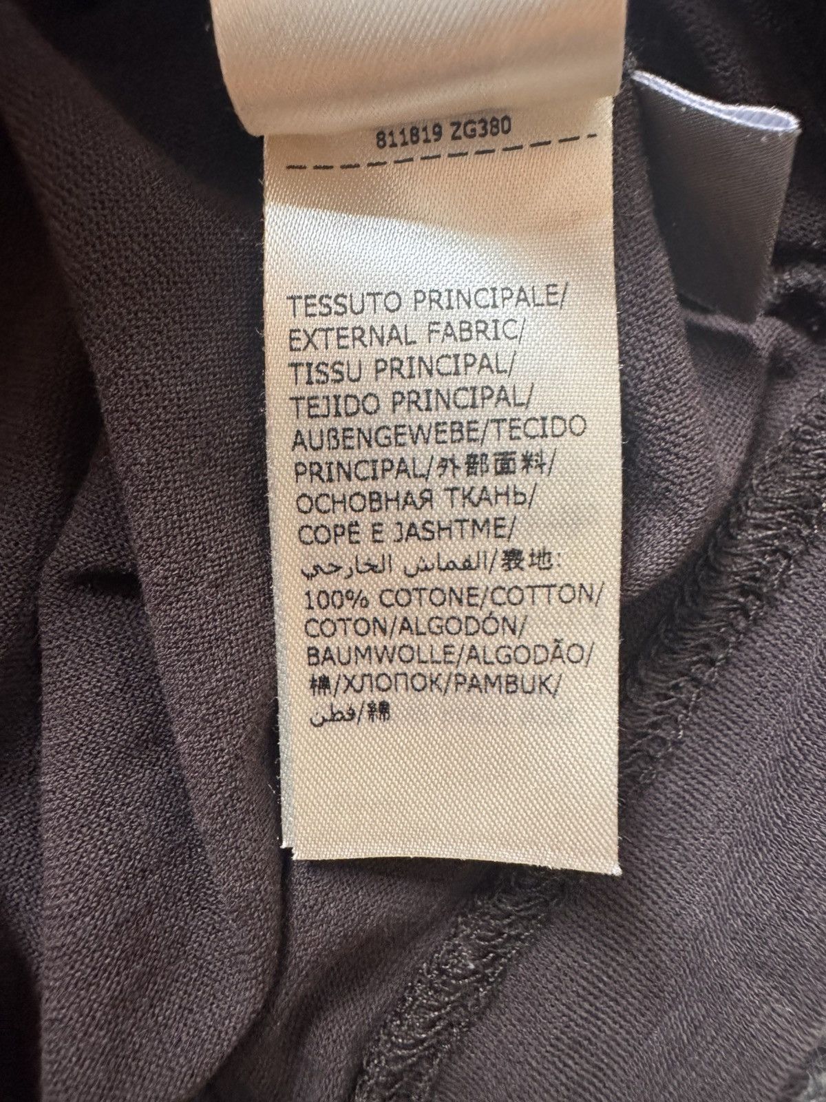 Zanone Zanone Ice Cotton Long-Sleeve Polo, Dark Brown, Size 52 (L) Size US L / EU 52-54 / 3 - 2 Thumbnail