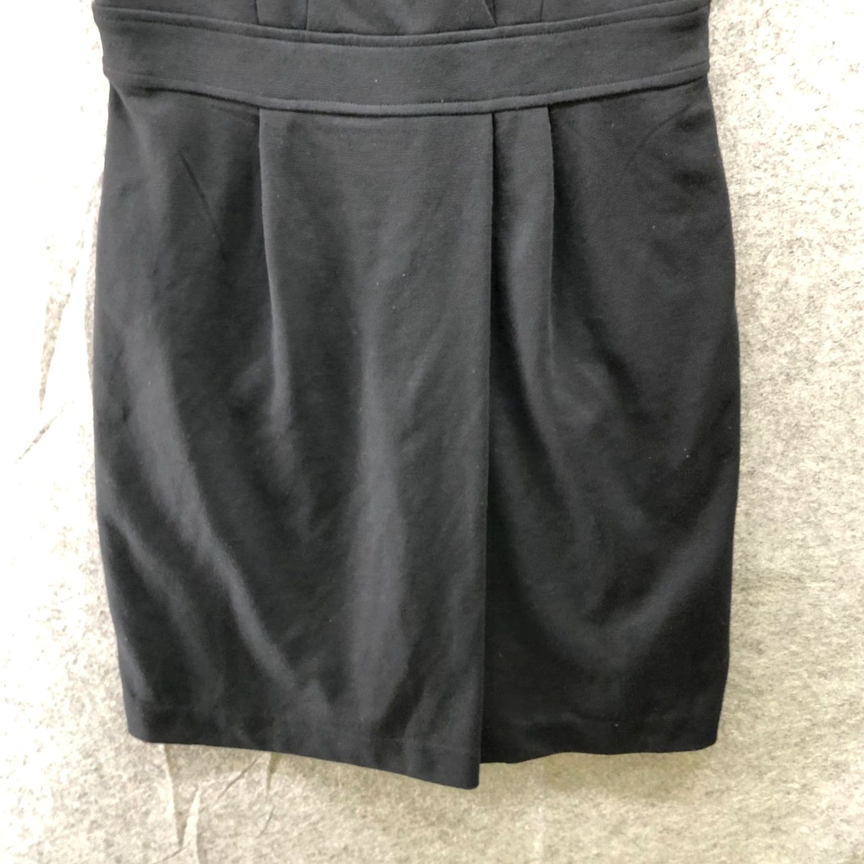Banana Republic Banana Republic Dress Sleeveless Sheath Black Ponte Knit V-Neck Surplice Size 8 Womens Size M / US 6-8 / IT 42-44 - 4 Thumbnail