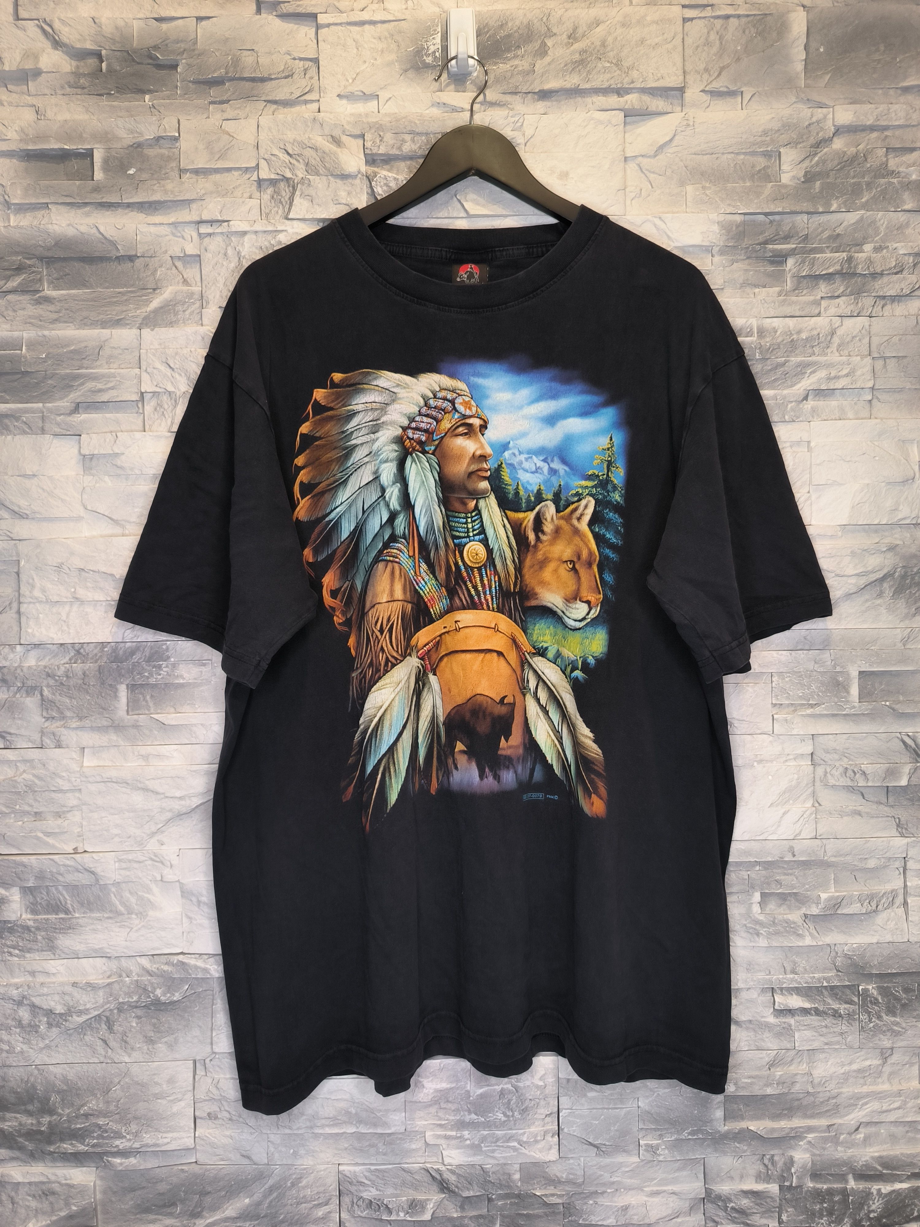Other Vintage Hero Buff Indians T-Shirt Print Logo Tee Size US XXL / EU 58 / 5 - 1 Thumbnail