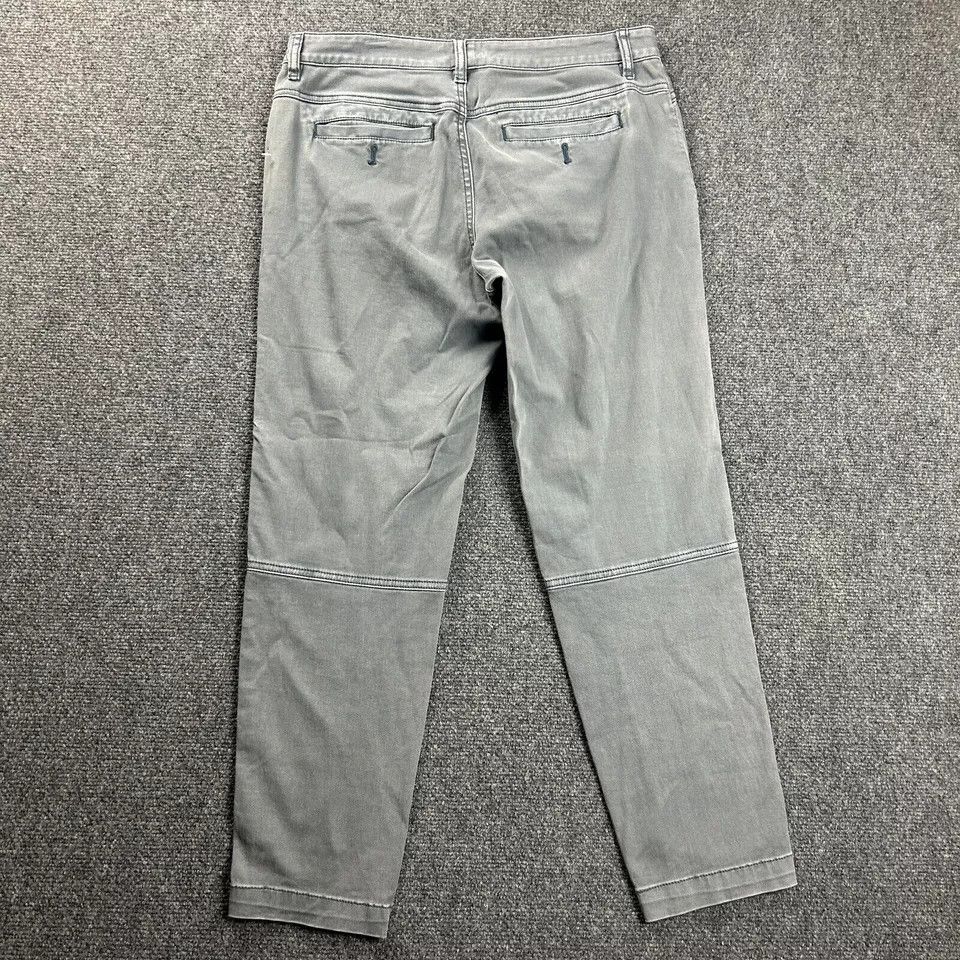 Prana Prana Pants Womens 6 Gray Chino Tapered Leg Casual Slash Size 28" / US 6 / IT 42 - 6 Thumbnail