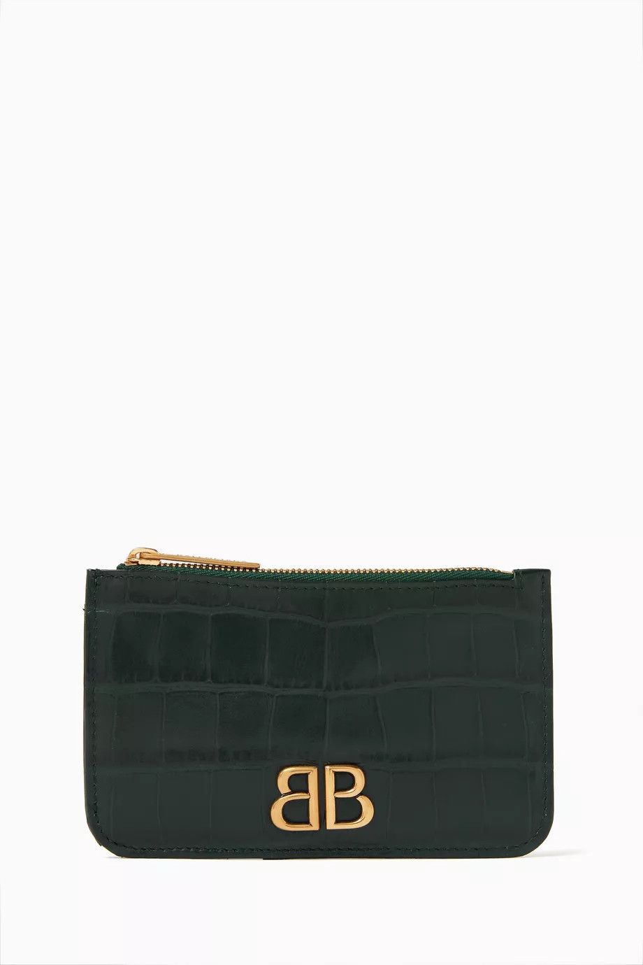 o1bcso1str1024 Size: OS / Monaco Coin Card Holder Crocodile