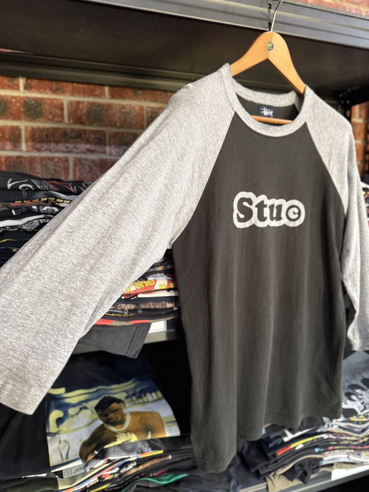 Stussy × Vintage Vintage 90s Stuc Stussy 3q Skateboard Faded Tee Size US M / EU 48-50 / 2 - 6 Thumbnail