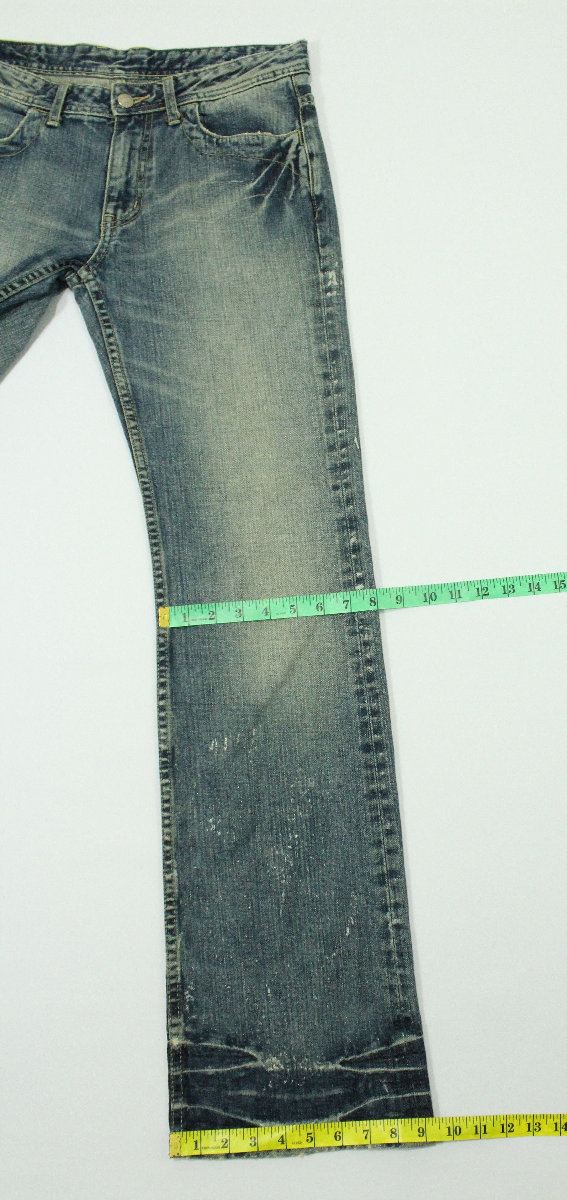 Japanese Brand FLARED 🔥 BIGI Denim Paint Splatter Kapital Goa Ppfm LGB Size US 32 / EU 48 - 23 Thumbnail