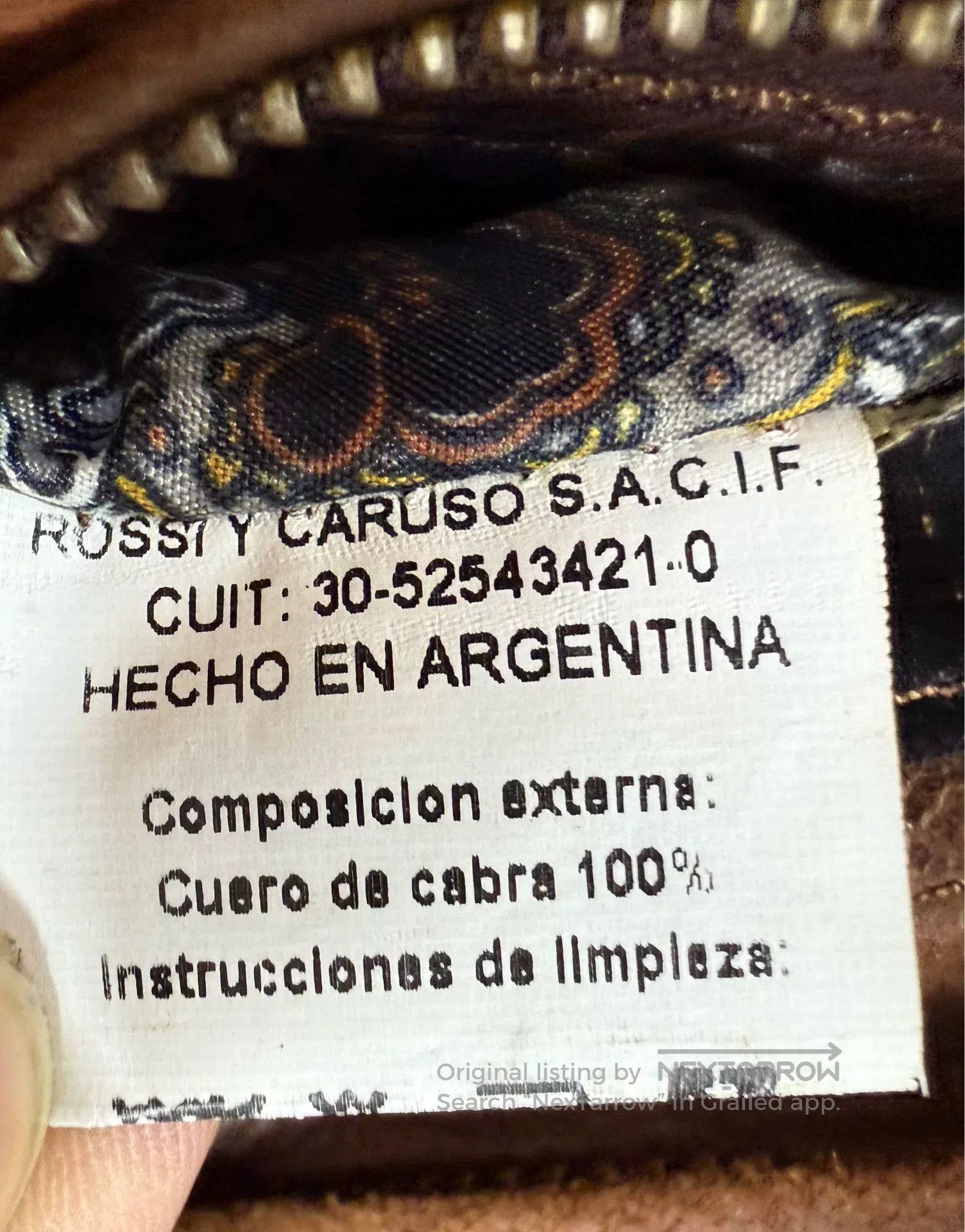 Other Rossi & Caruso Goat Leather Jacket. Size US XL / EU 56 / 4 - 5 Thumbnail